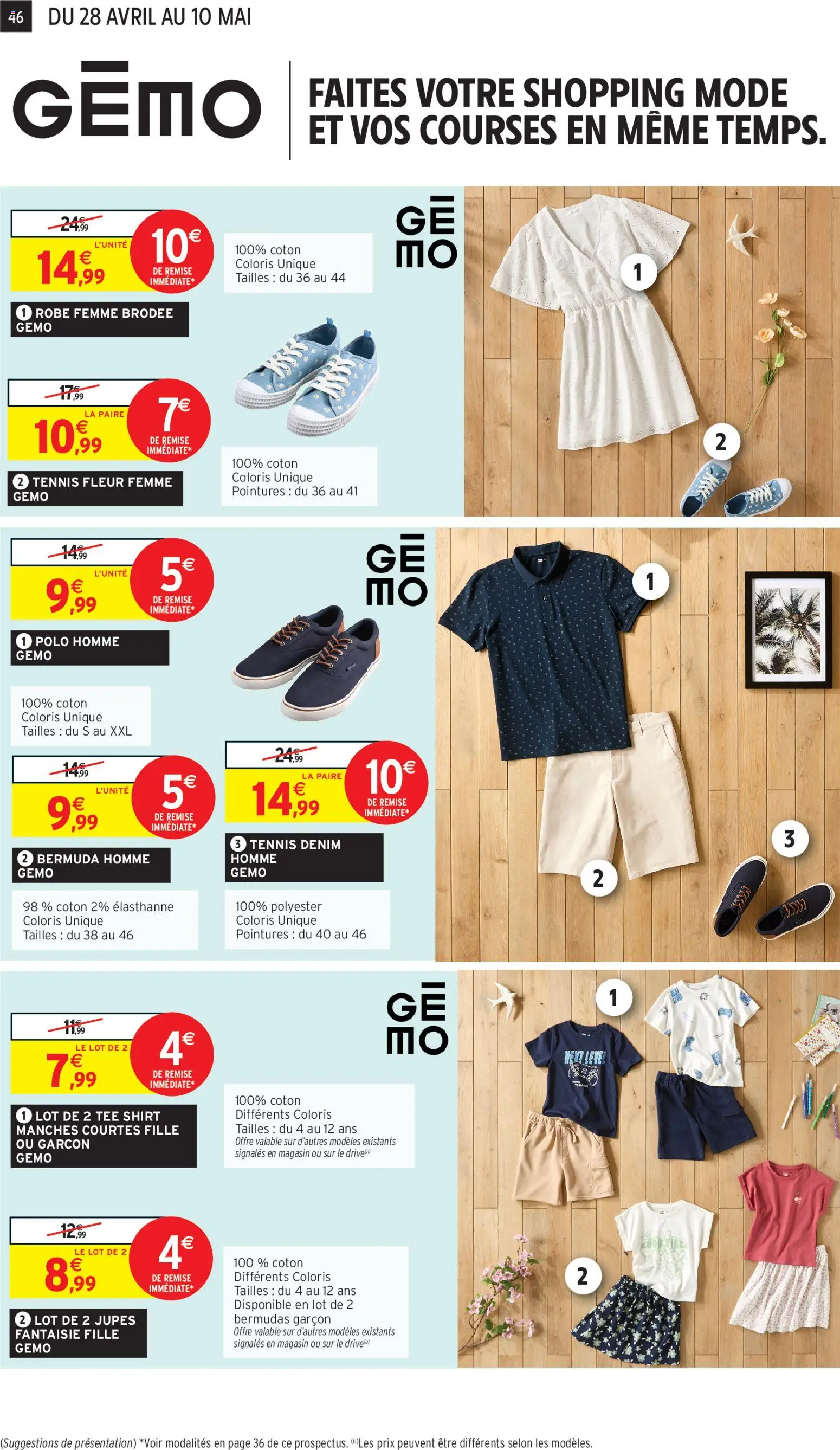 {H1} | Page: 38 | Produits: Robe, Bermuda, Polo, Shorts