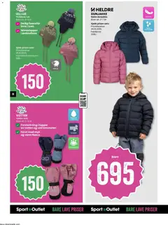 Forhåndsvisning av Sport Outlet kundeavis gyldig fra 04.11.2025 | Side: 26 | Produkter: Lue, Вермішель, Votter