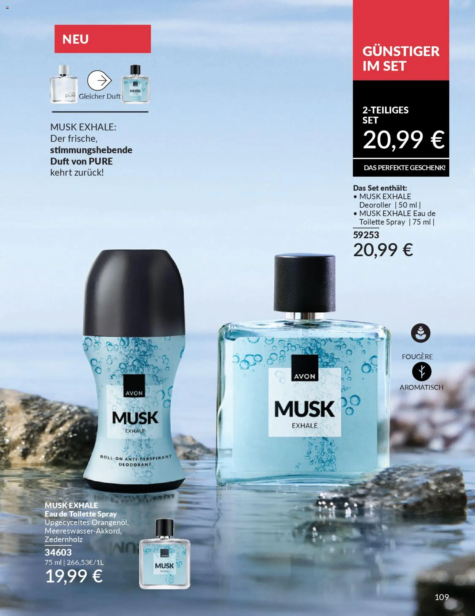 AVON Katalog Januar 2026 – gültig ab 01.01.2026 | Seite: 111 | Produkte: Toilette, Duft, Eau de Toilette, Deodorant