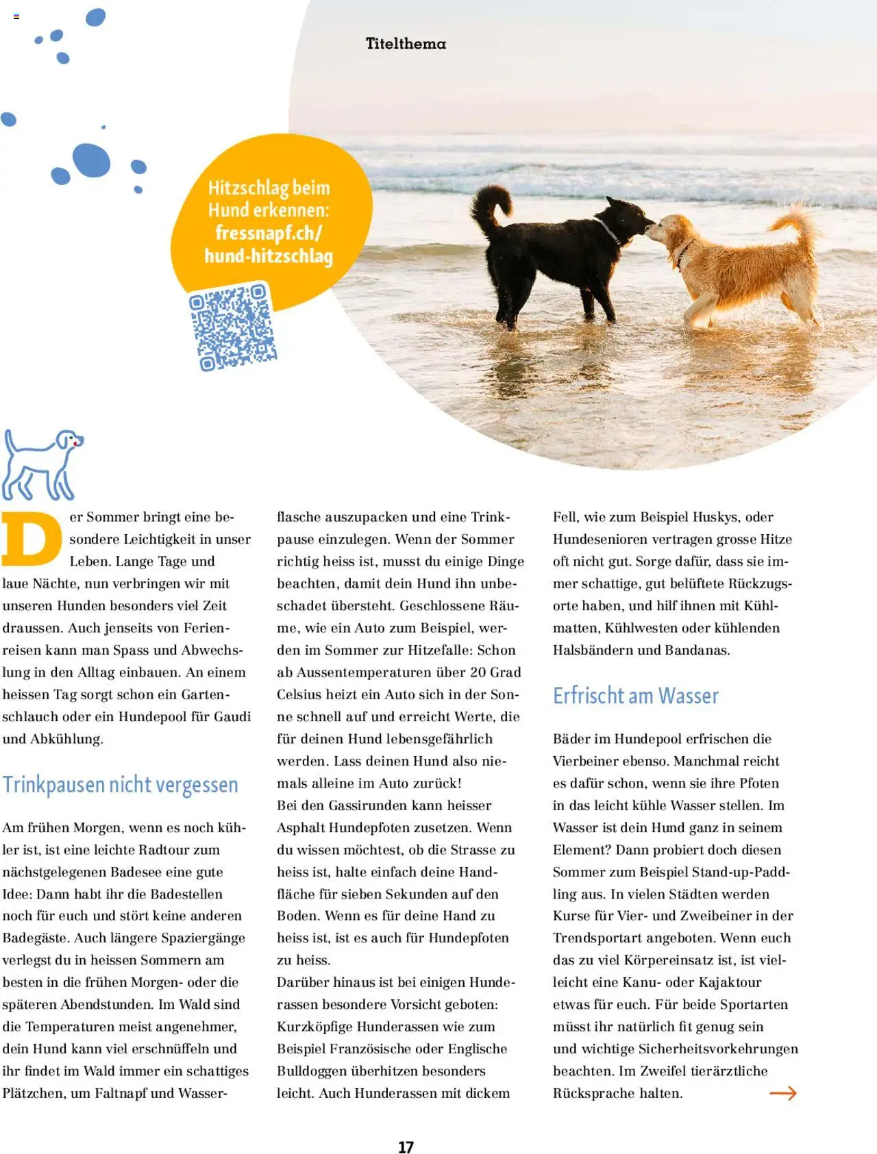 Fressnapf Magazin ab 01.07.2025 | Seite: 17 | Produkte: Wasser