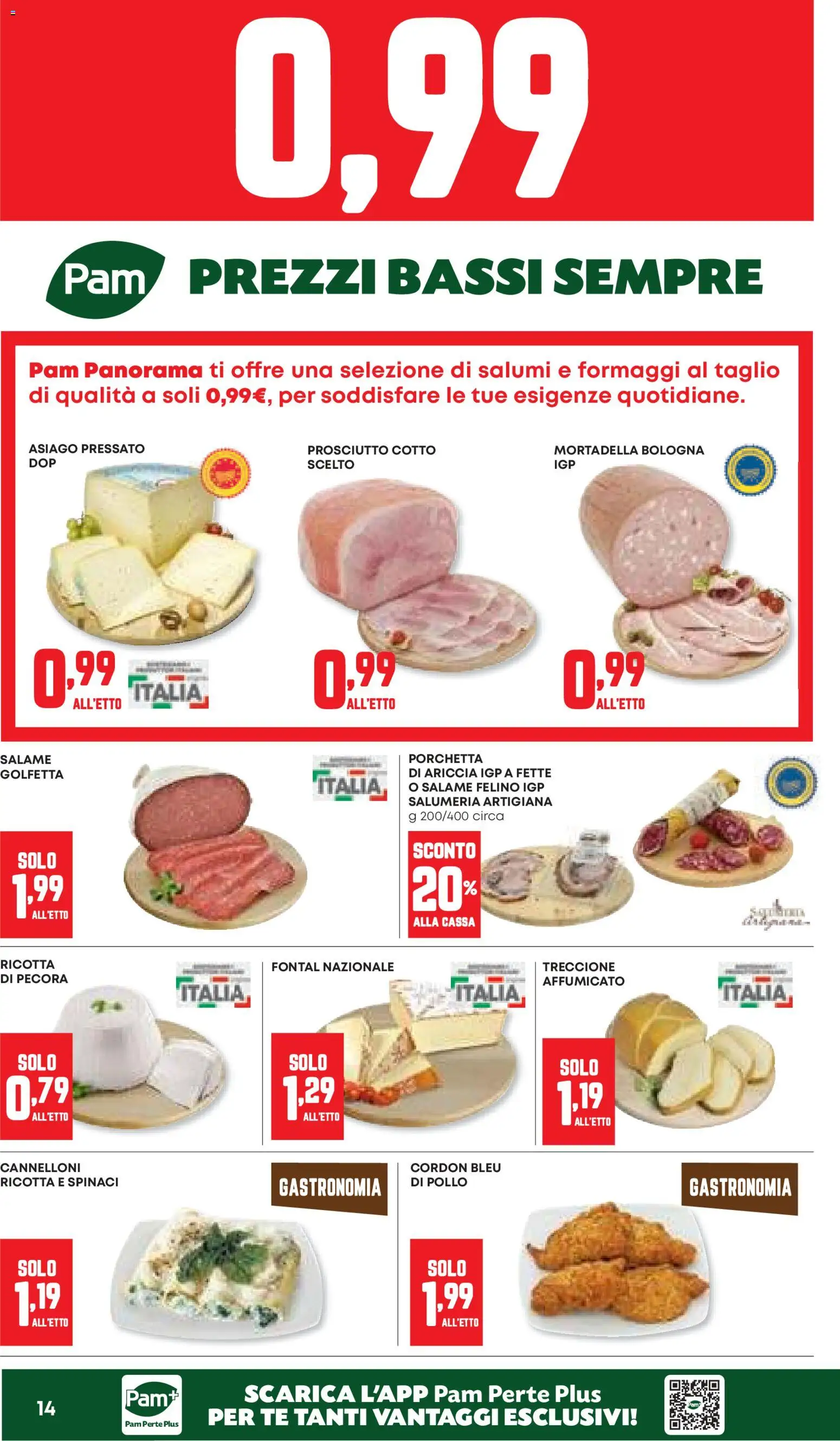 Volantino Panorama del 12.02.2026 | Pagina: 14 | Prodotti: Tè, Spinaci, Mortadella, Ricotta