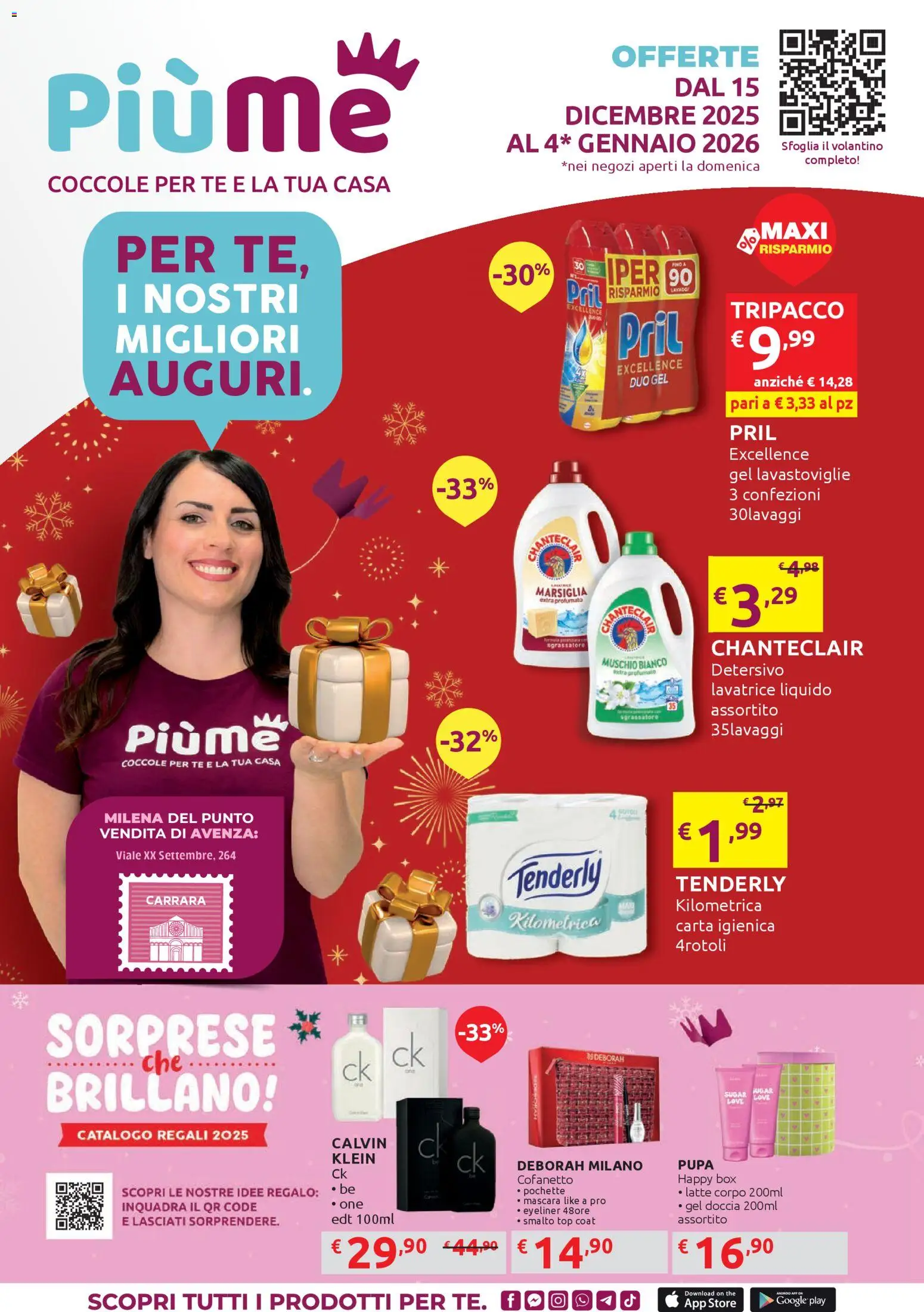 Volantino IperSoap del 15.12.2025 | Pagina: 1 | Prodotti: Carta igienica, Lavatrice, Lavastoviglie, Doccia