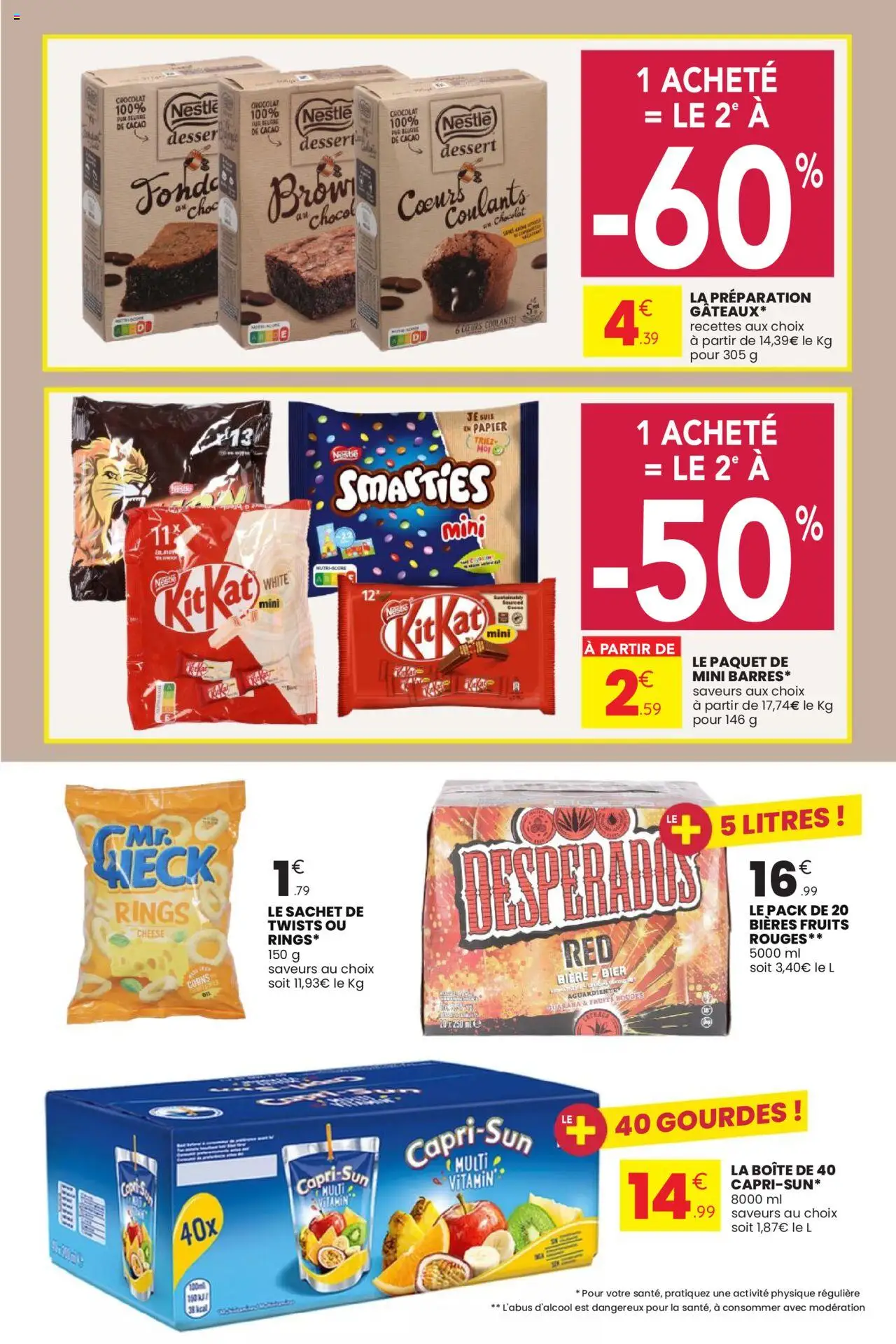  | Page: 23 | Produits: Desperados, Beurre, Chocolat, Bière