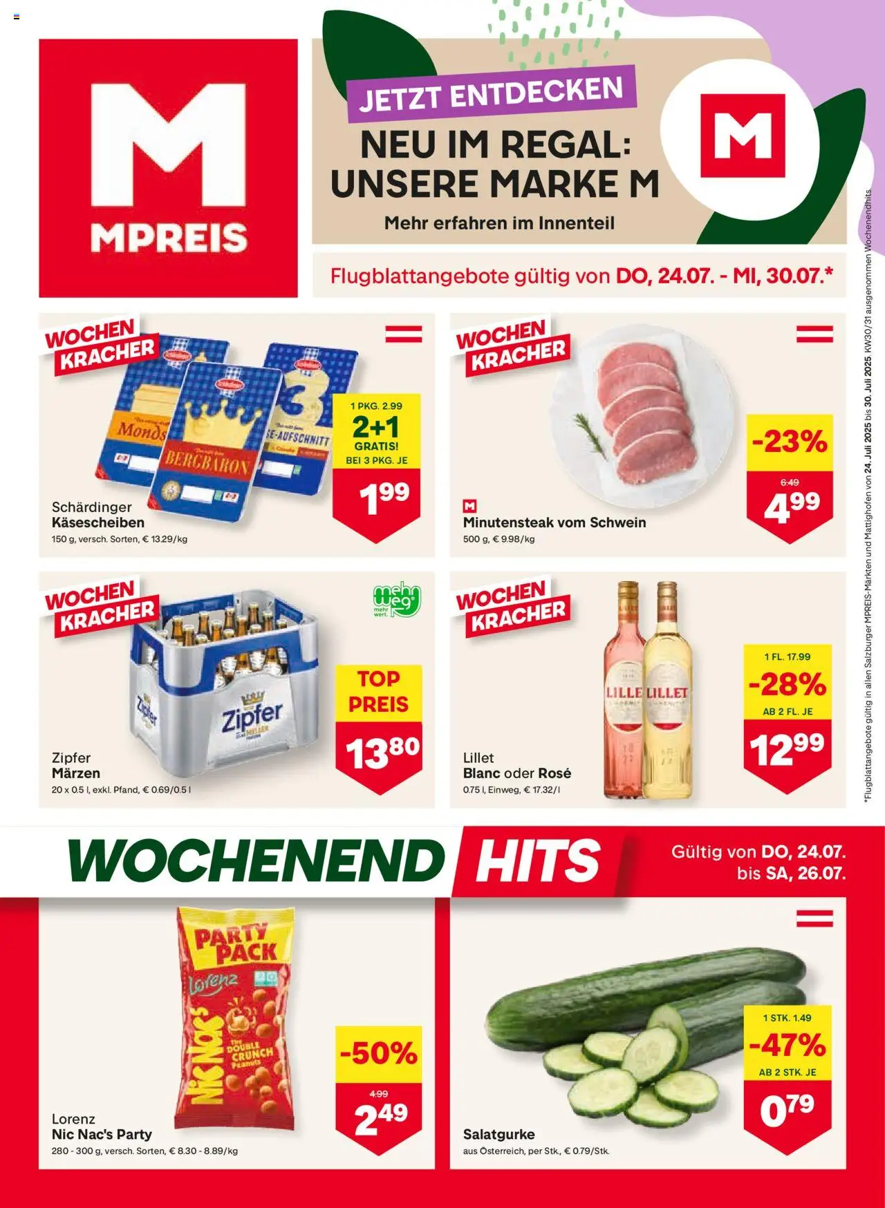 MPREIS Altenmarkt gültig ab 24.07.2025 | Seite: 1 | Produkte: Regal