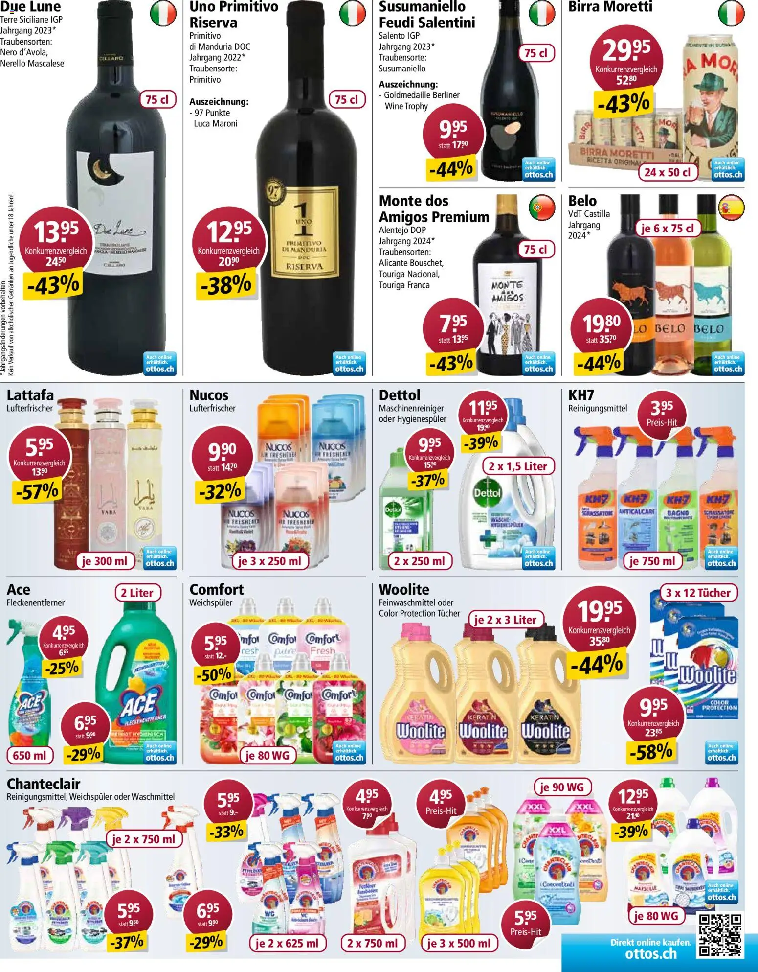 Otto's Aktionen – gültig ab 03.03.2026 | Seite: 3 | Produkte: Weichspüler, Waschmittel, Fleckenentferner
