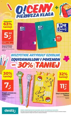 Pogląd oferty "Dealz Gazetka - O!ceny pierwsza klasa" - ważna od 18.08.2025