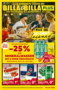 Billa Flugblatt - Wien ab 18.09.2025 gültig