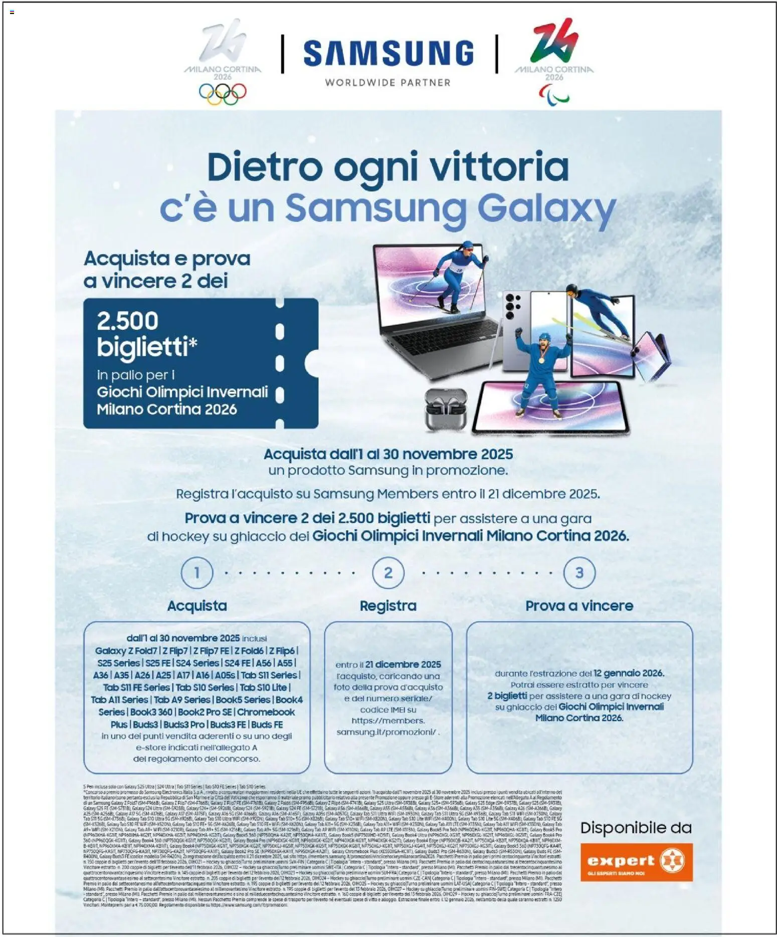 Volantino Expert del 17.11.2025 | Pagina: 7 | Prodotti: Samsung Galaxy, Samsung