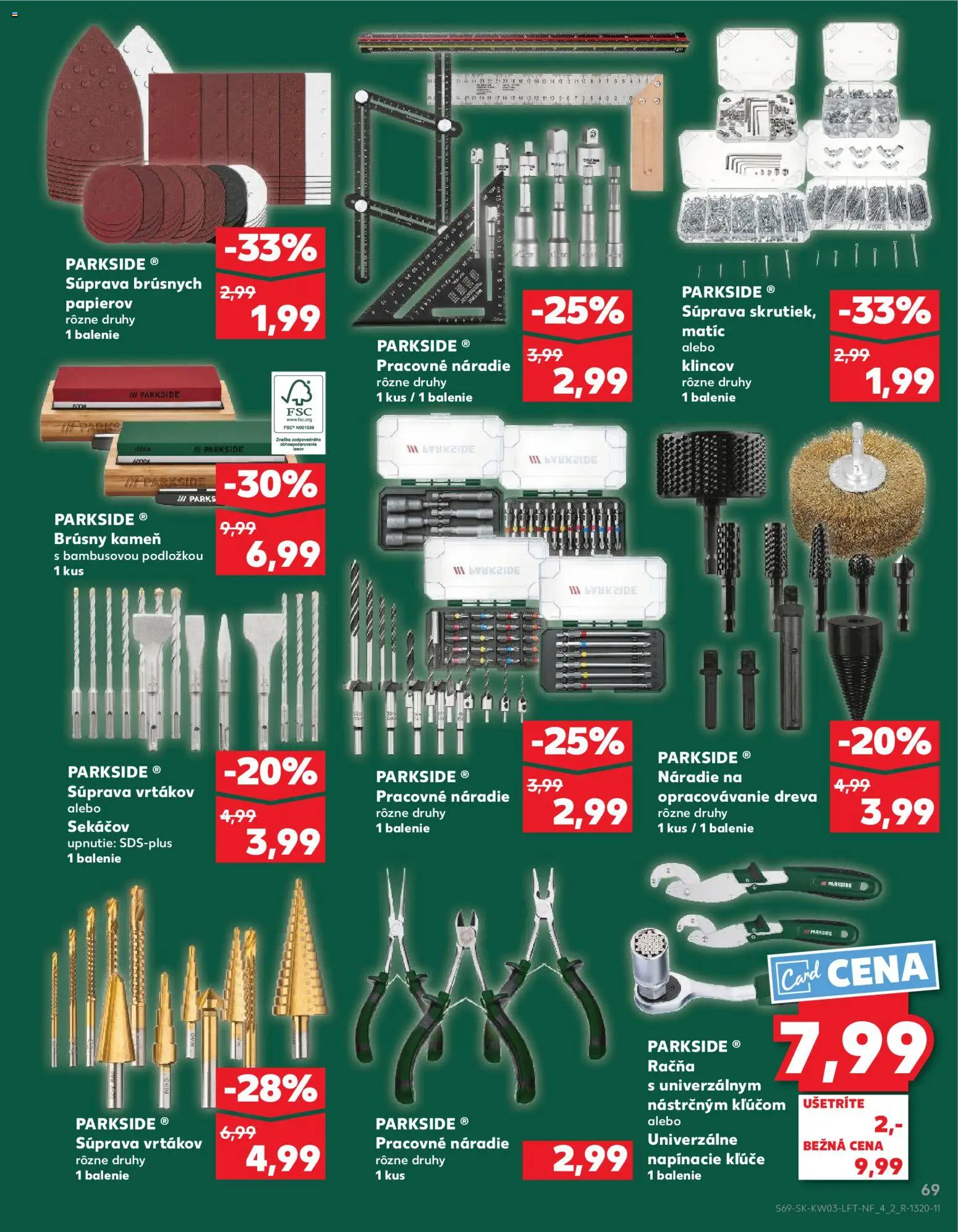 Nové Kaufland akcie – leták je platný od 15.01.2026 | Strana: 69 | Produkty: Náradie, Parkside