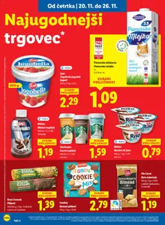 Lidl katalog akcije – veljaven od 24.11.2025 | Stran: 8 | Izdelki: Jogurt, Cokolada, Riz, Piskoti