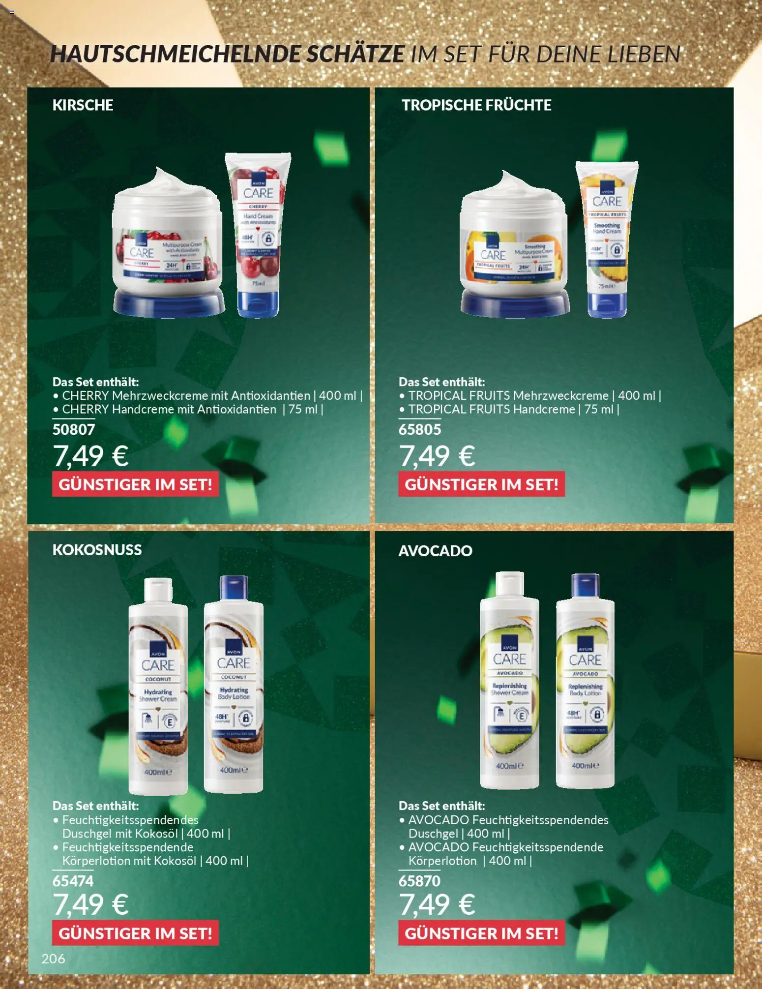 Avon - Black Friday – gültig ab 01.11.2025 | Seite: 208 | Produkte: Duschgel, Avocado, Body Lotion, Körperlotion