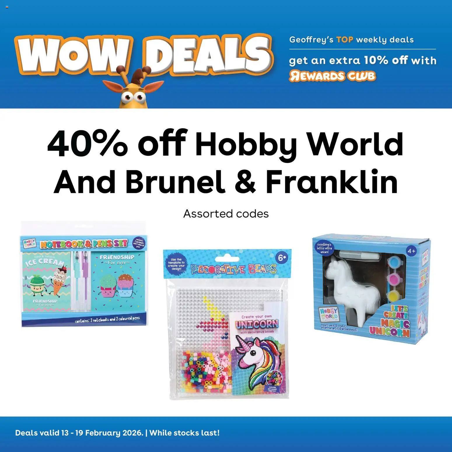 New Toys R Us catalogue – valid from 13.02.2026 | Page: 3 | Products: Notebook