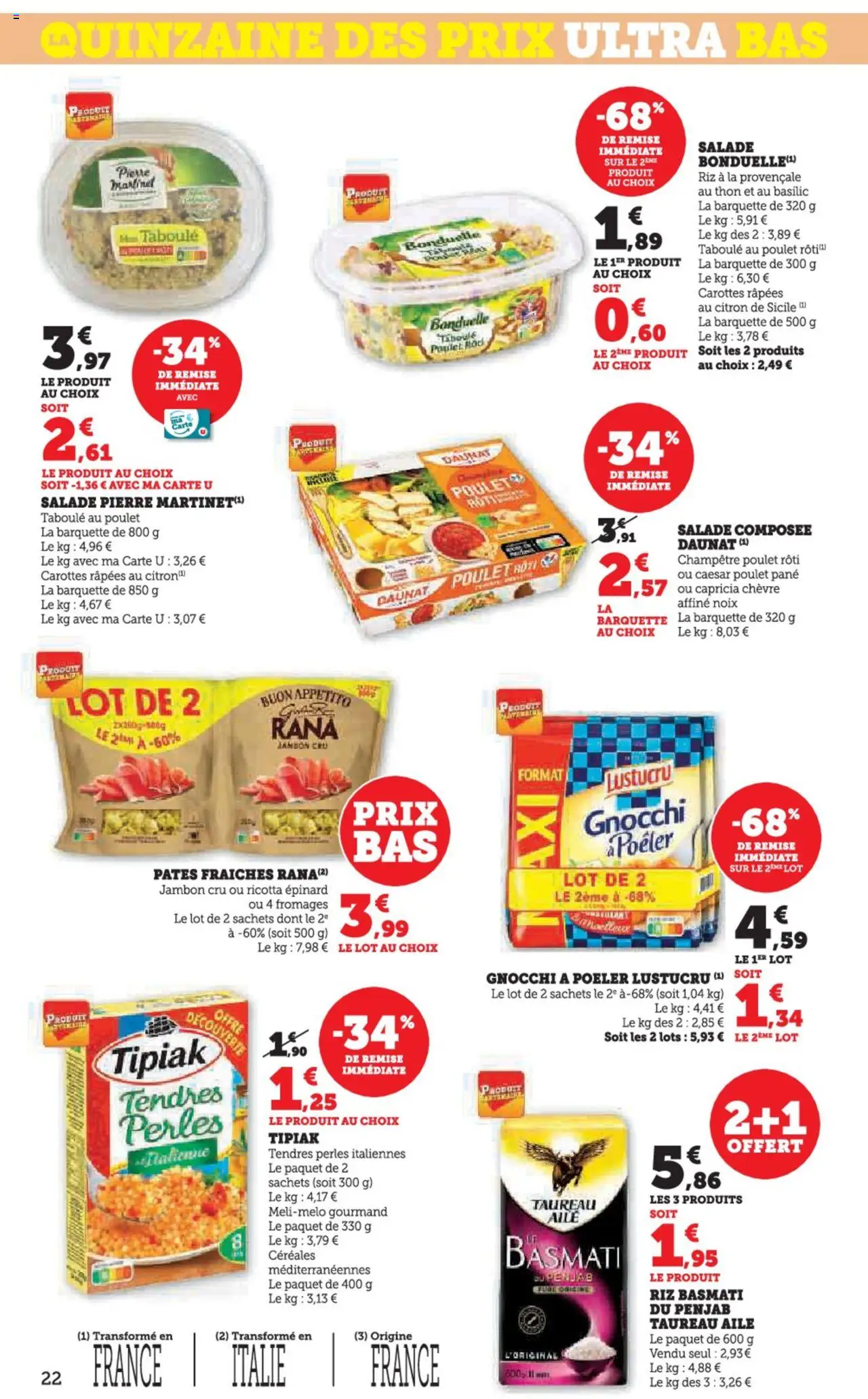  | Page: 22 | Produits: Salade, Citron, Epinard, Ricotta