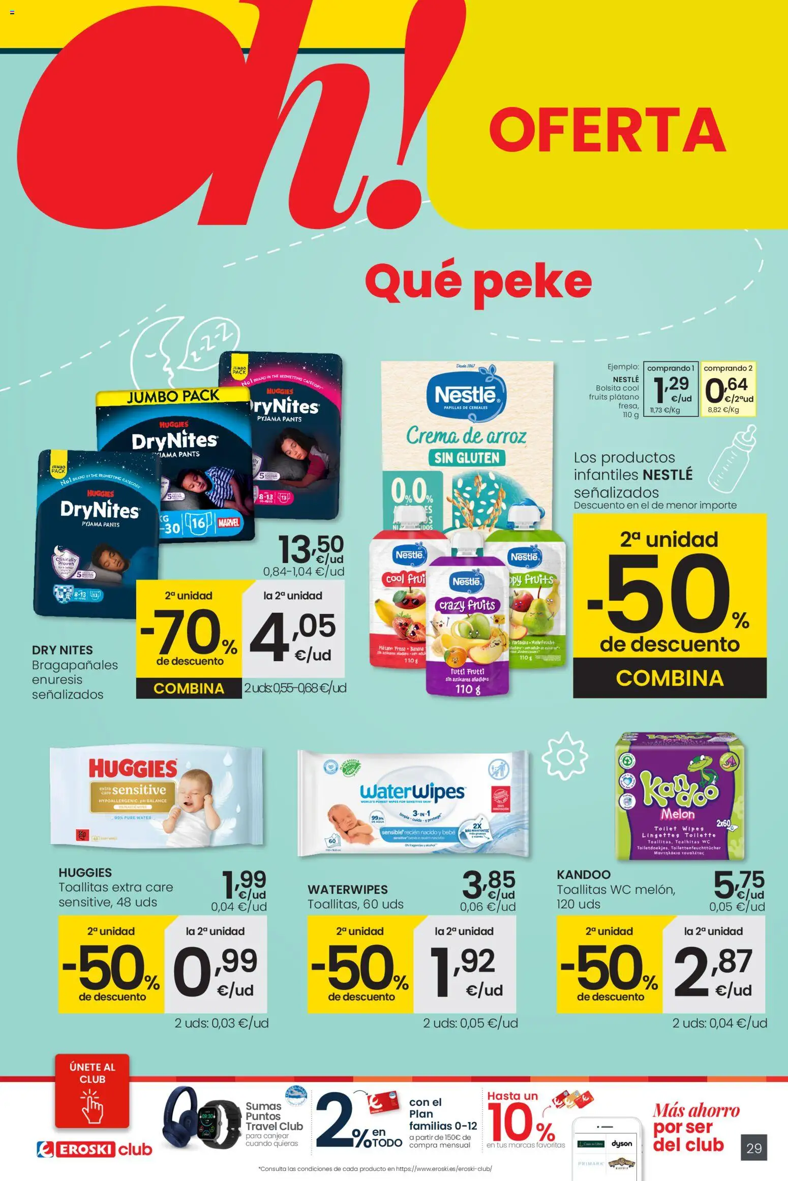 Eroski - Center │ válido desde el 29.01.2026 | Página: 29 | Productos: Φορτιστής, Arroz, Cereales, Crema