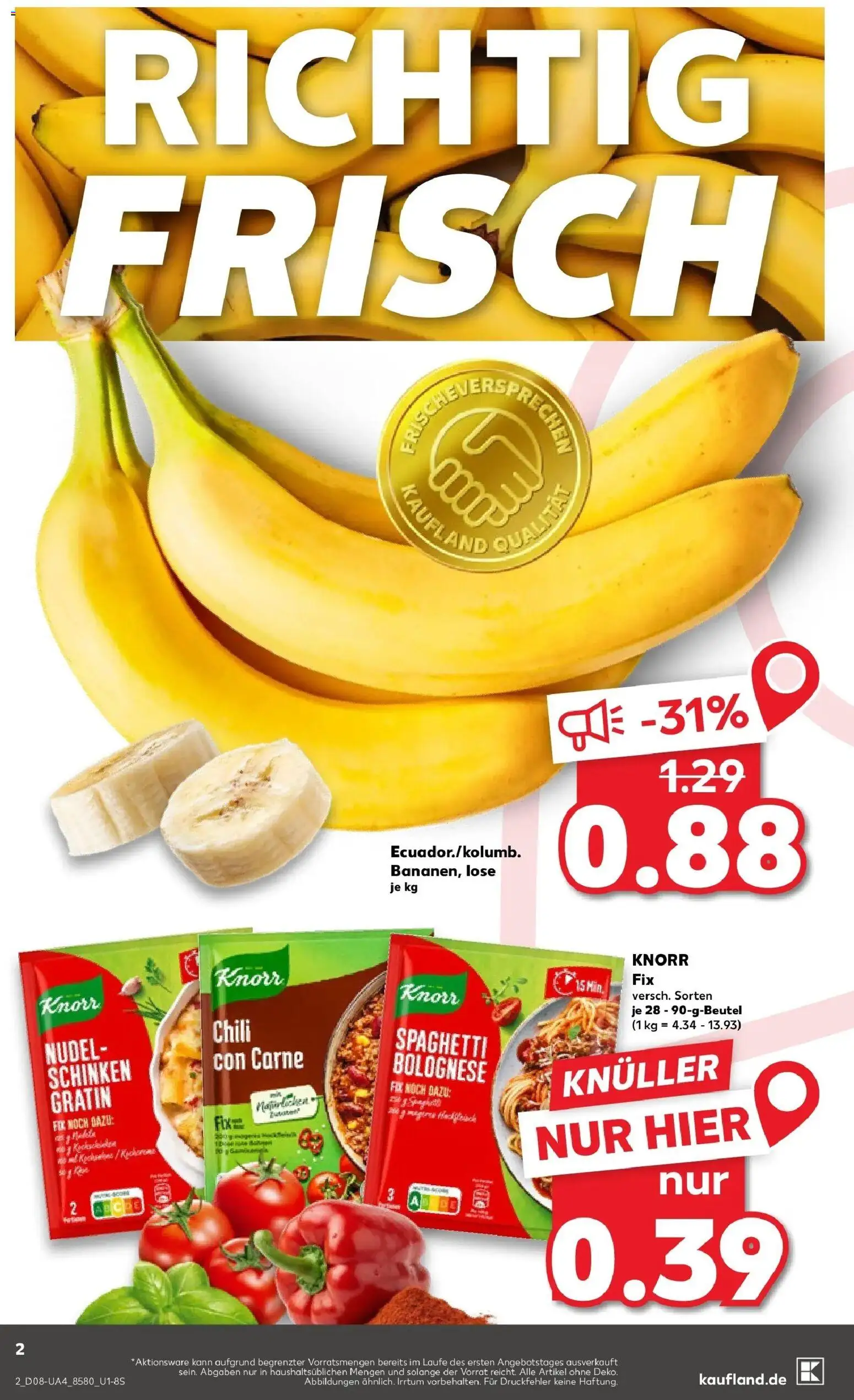Kaufland prospekt Waldshut-Tiengen	 – gültig ab 19.02.2026 | Seite: 10 | Produkte: Knorr fix, Käse, Chili, Schinken