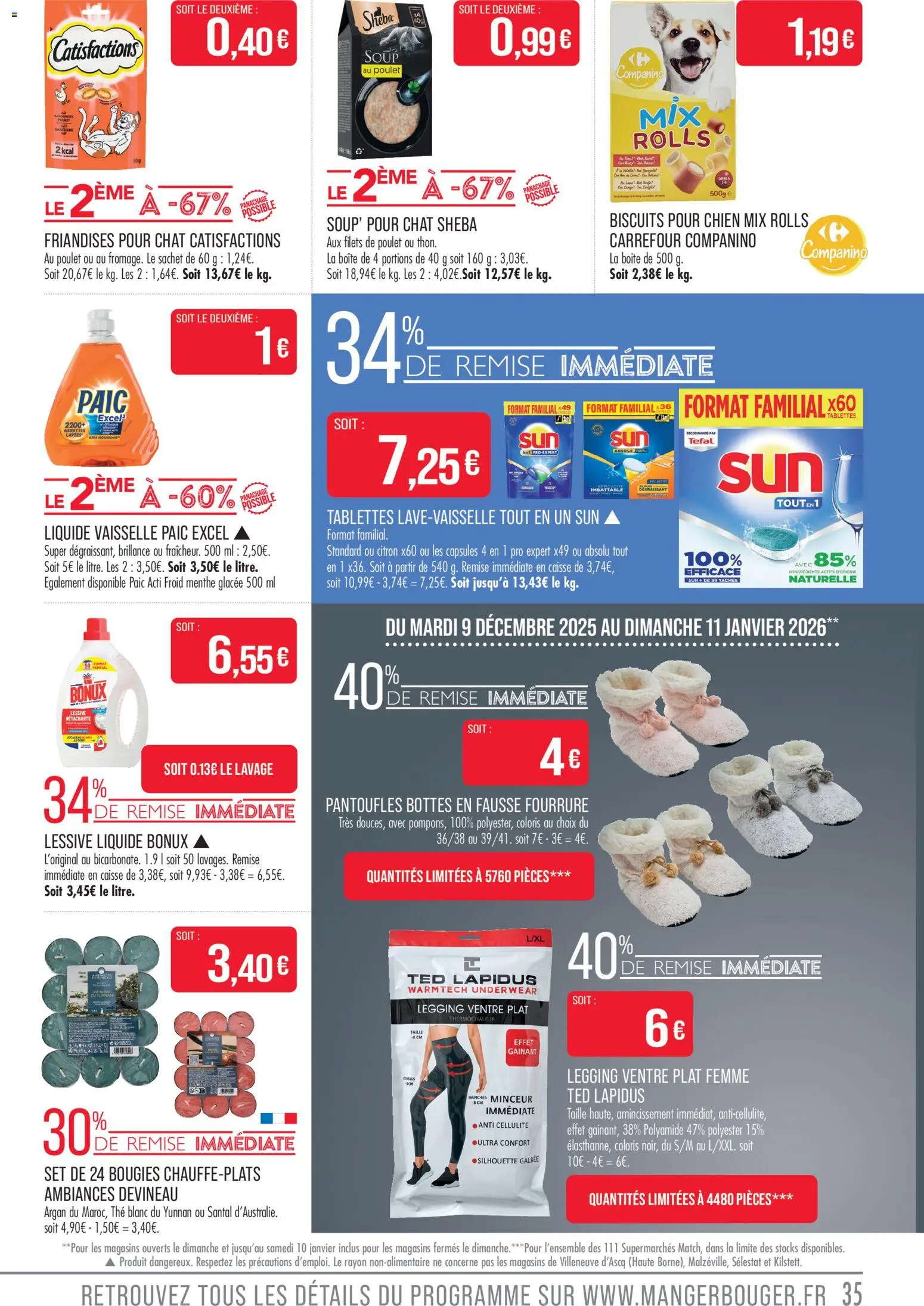 {H1} | Page: 35 | Produits: Liquide vaisselle, Tefal, Lessive, Biscuits