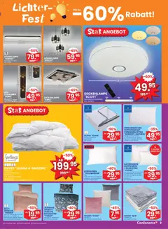 Conforama Aktionen ab 15.10.2025 gültig | Seite: 9 | Produkte: Kissen, Decke, Bett, Hülle