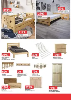 Náhled letáku BAUMAX leták - Objevte svět nábytku  od 01.12.2025 | Strana: 43 | Produkty: Postel, Noční stolek, Botník, Skříň