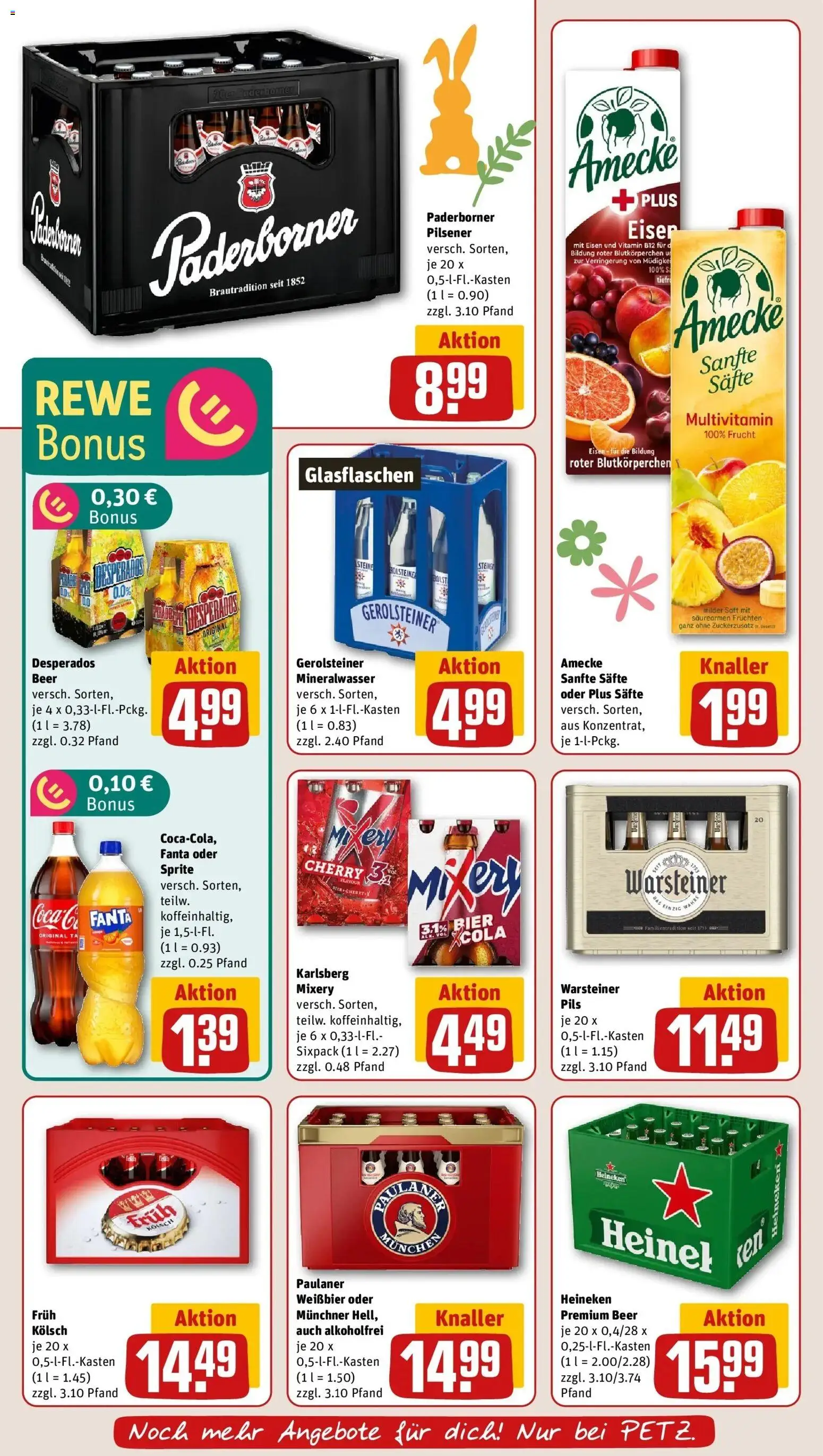 Rewe Prospekt Wiehl	 – gültig ab 15.03.2026 | Seite: 18 | Produkte: Fanta, Weißbier, Pils, Desperados