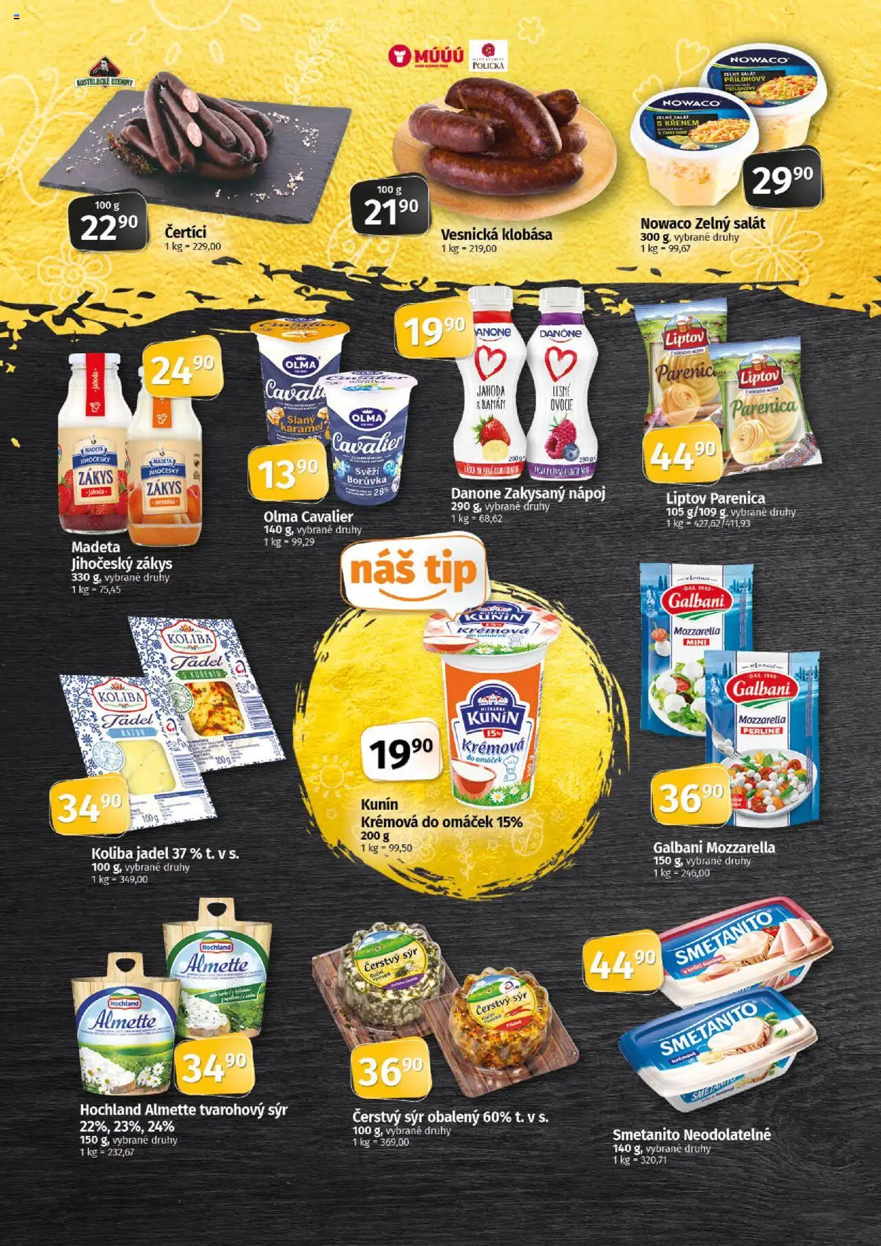 Coop leták - Tip Extra od 20.08.2025 | Strana: 2 | Produkty: Ovoce, Parenica, Salát, Klobása