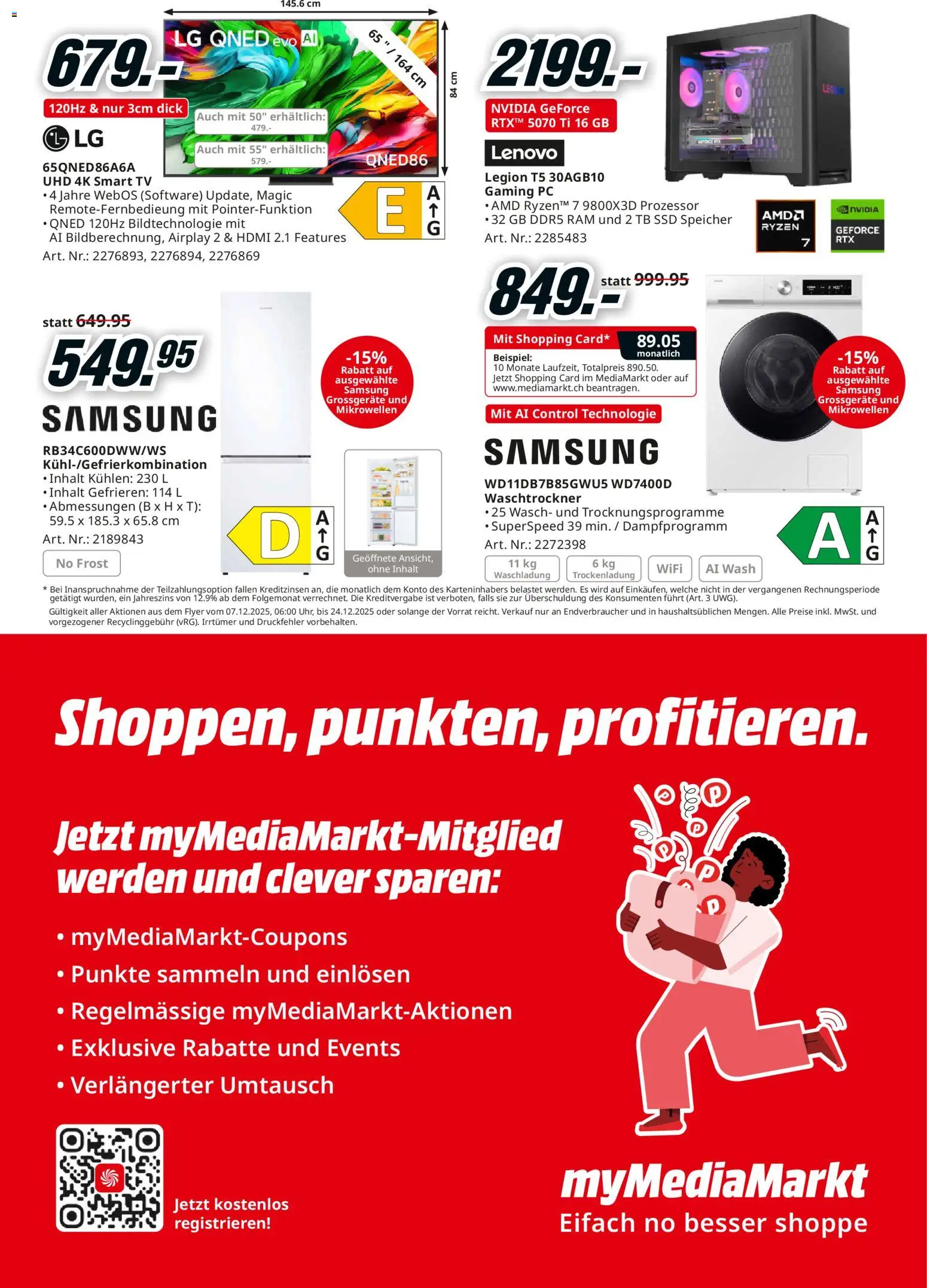 Media Markt Aktionen – gültig ab 07.12.2025 | Seite: 28 | Produkte: Waschtrockner, Pc, Samsung, Lenovo