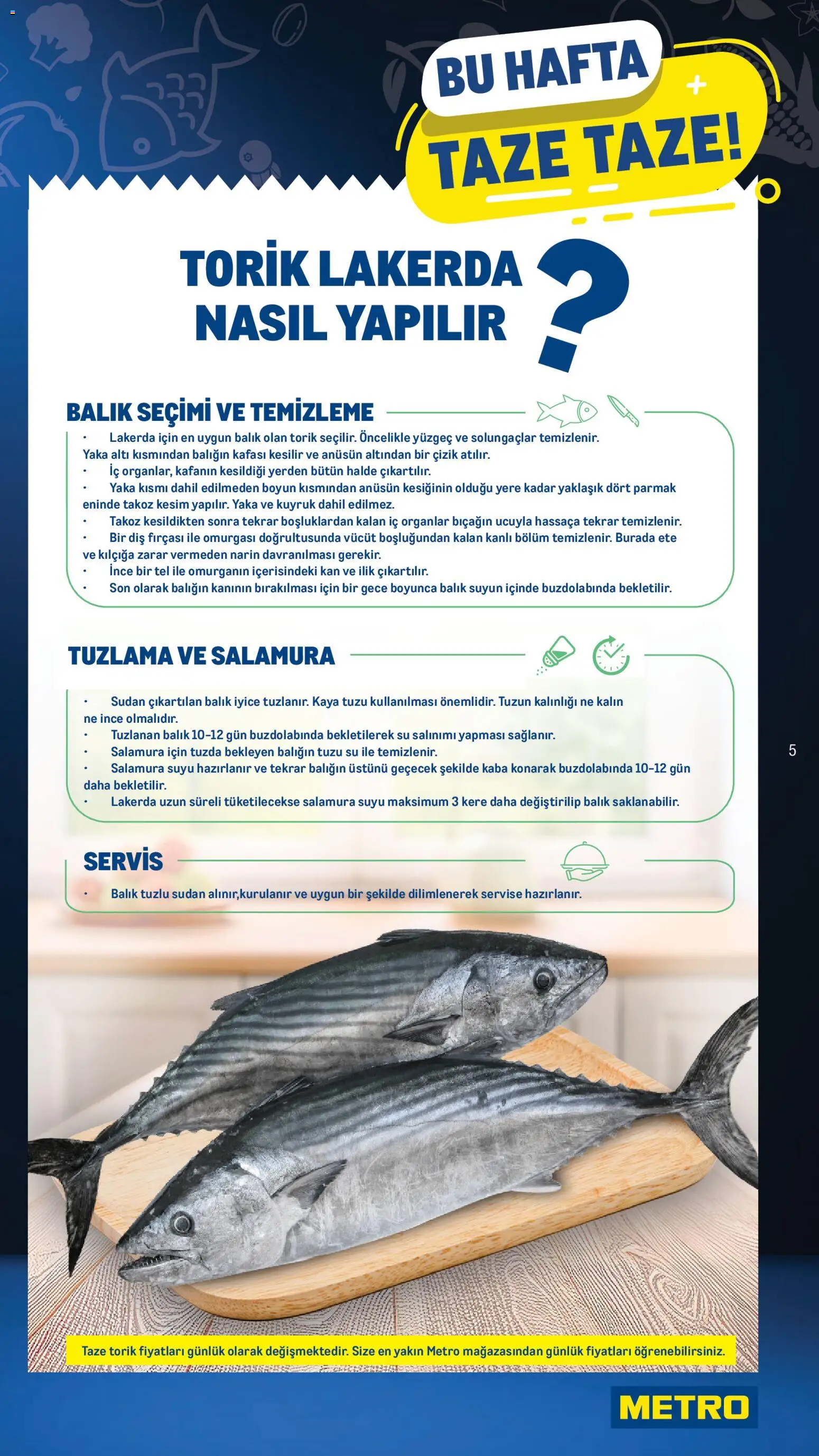 Metro Katalog - 23.10.2025 tarihinden itibaren geçerlidir | Sayfa: 5 | Ürünler: Diş fırçası, Balık, Su