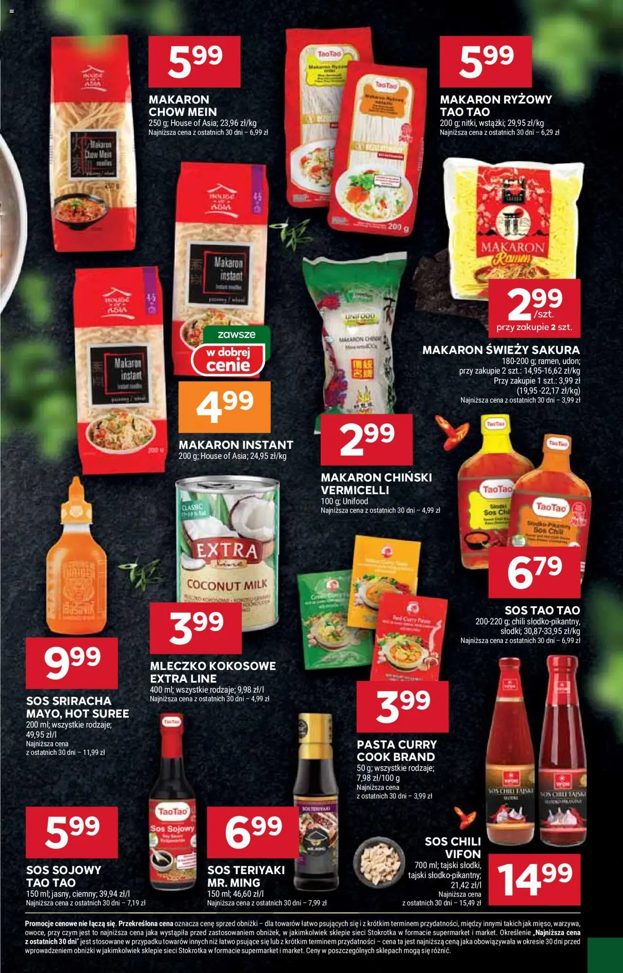 Stokrotka Gazetka od 02.10.2025 | Strona: 29 | Produkty: Sos teriyaki, Curry, Sos tao tao, Sriracha