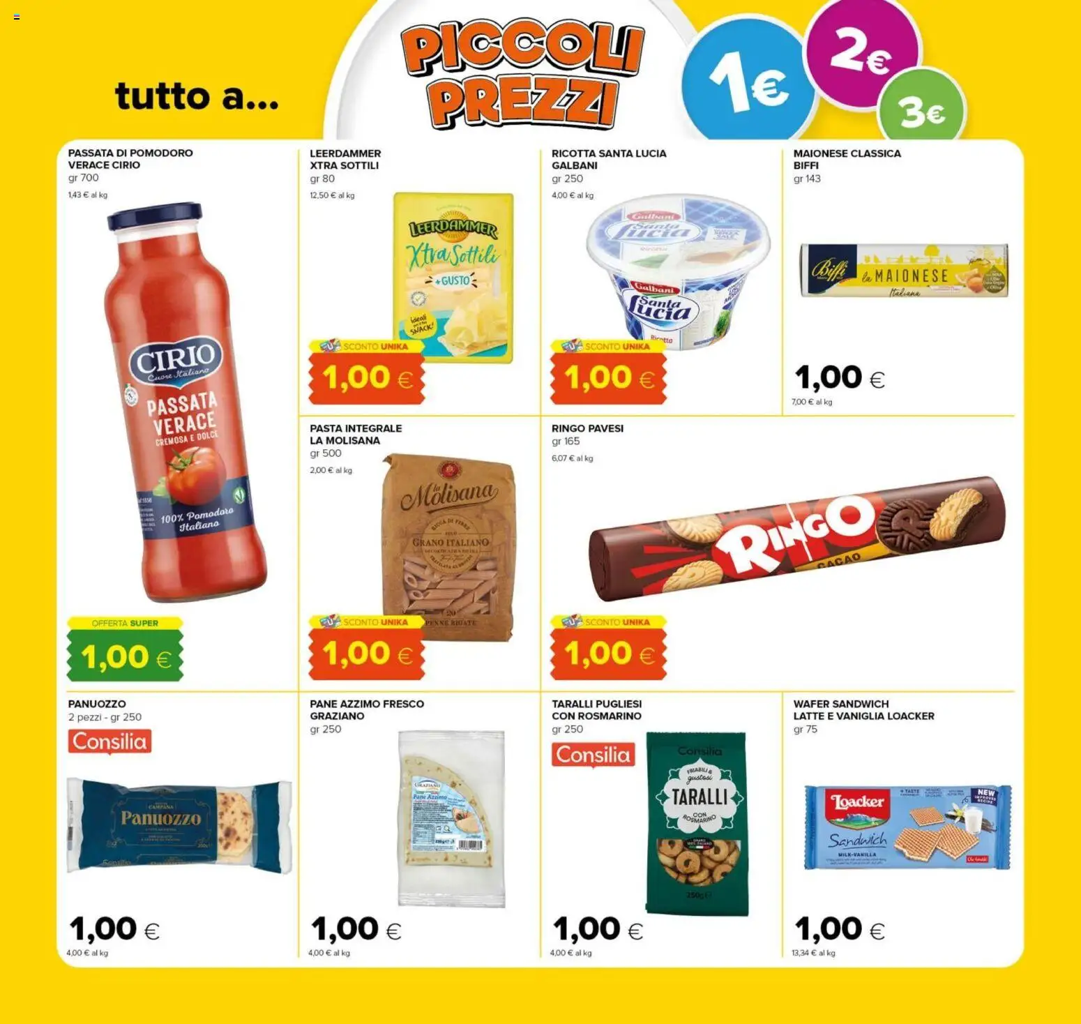 Volantino Tigre del 23.04.2026 | Pagina: 2 | Prodotti: Rosmarino, Maionese, Pasta, Passata di pomodoro