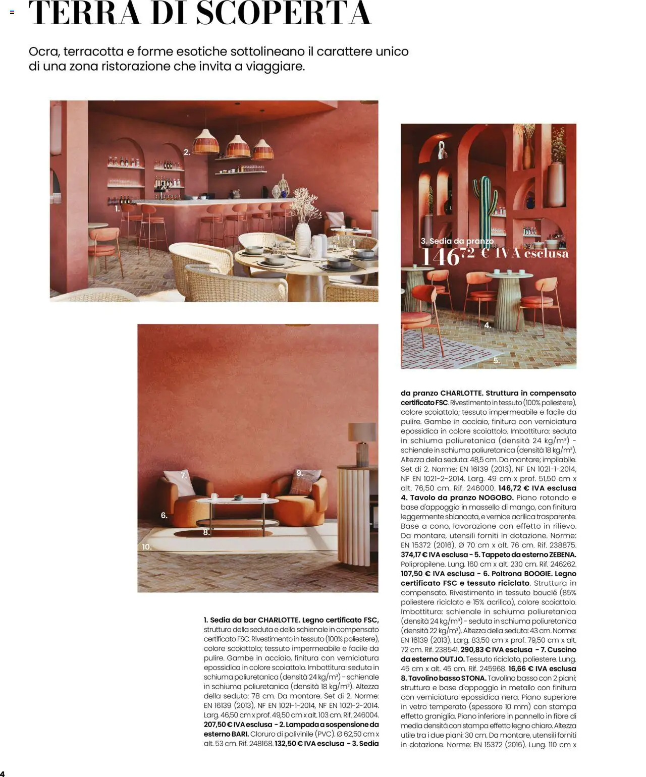 Volantino Maisons du Monde del 14.04.2025 | Pagina: 4 | Prodotti: Stampa, Cuscino, Poltrona, Tavolo