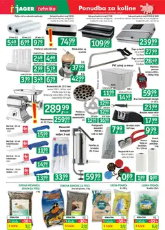 Jager katalog akcije – veljaven od 05.11.2025 | Stran: 9 | Izdelki: Nož, Teza, Mesoreznica, Tehtnica