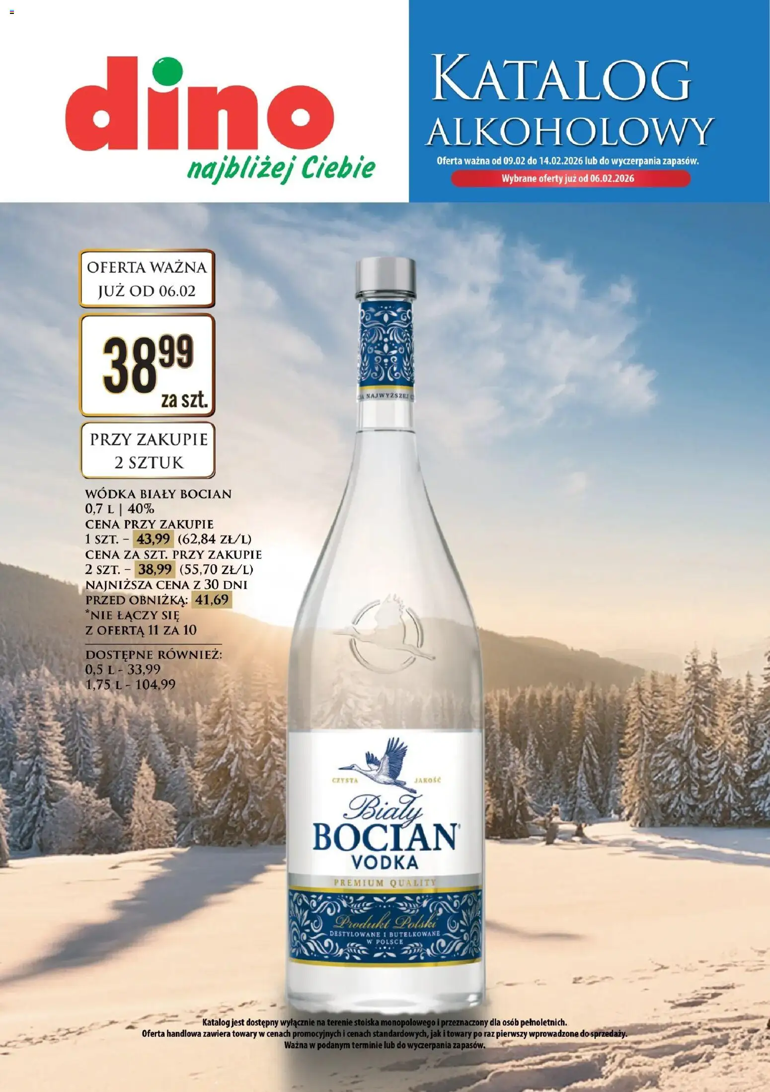 Dino Gazetka alkoholowa od 06.02.2026 | Strona: 1