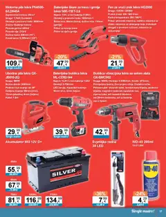 KTC katalog | vrijedi od 14.08.2025 | Stranica: 17 | Proizvodi: Ubodna pila, Baterija, Svjetiljka, Pila