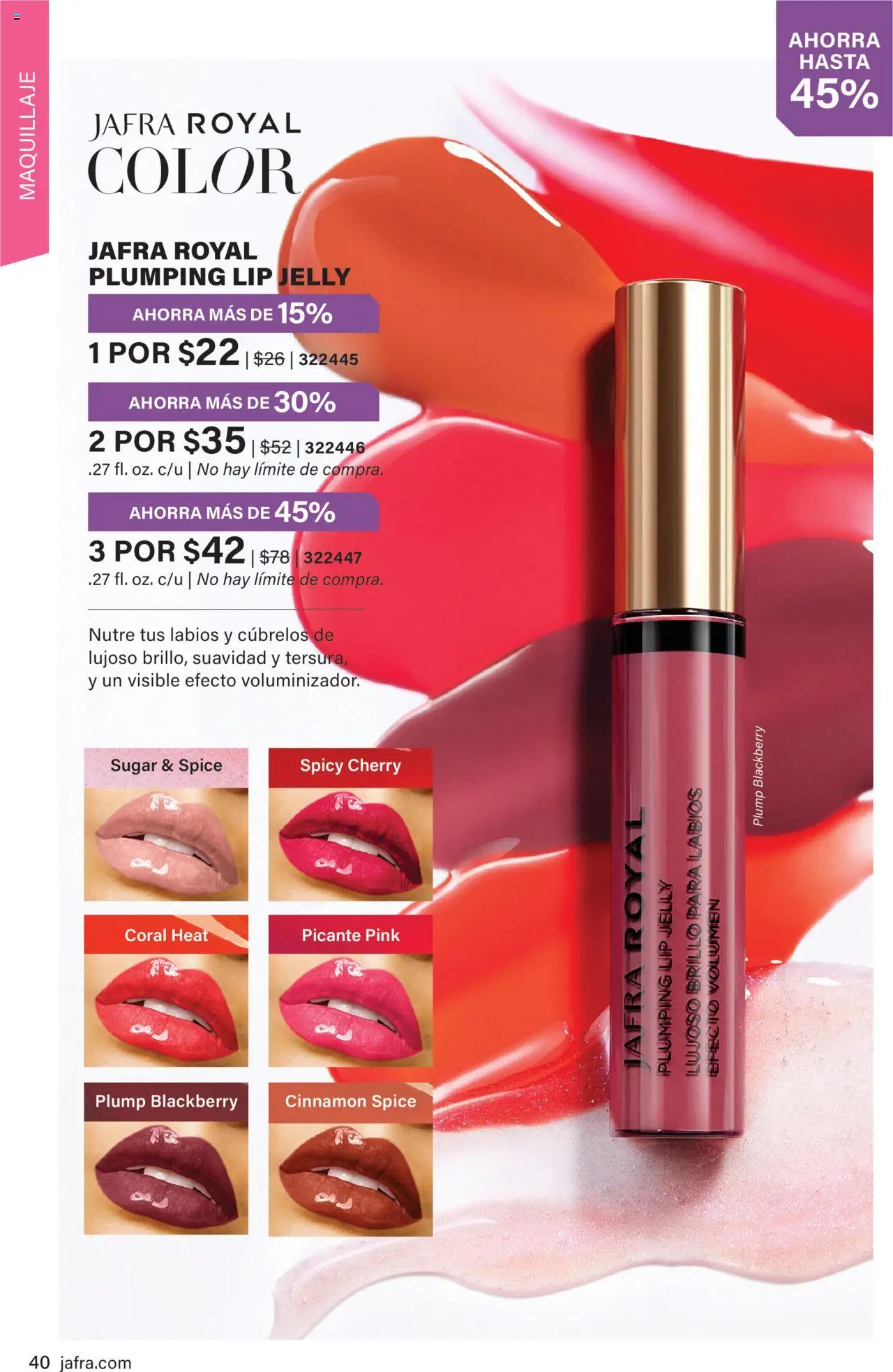 JAFRA folleto │ válido desde el 01.09.2025 | Página: 40 | Productos: Maquillaje