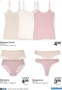 Zeeman - Prévisualisation de Zeeman catalogue Hiver valide à partir de 14.02.2026 | Page: 21 | Produits: Débardeur