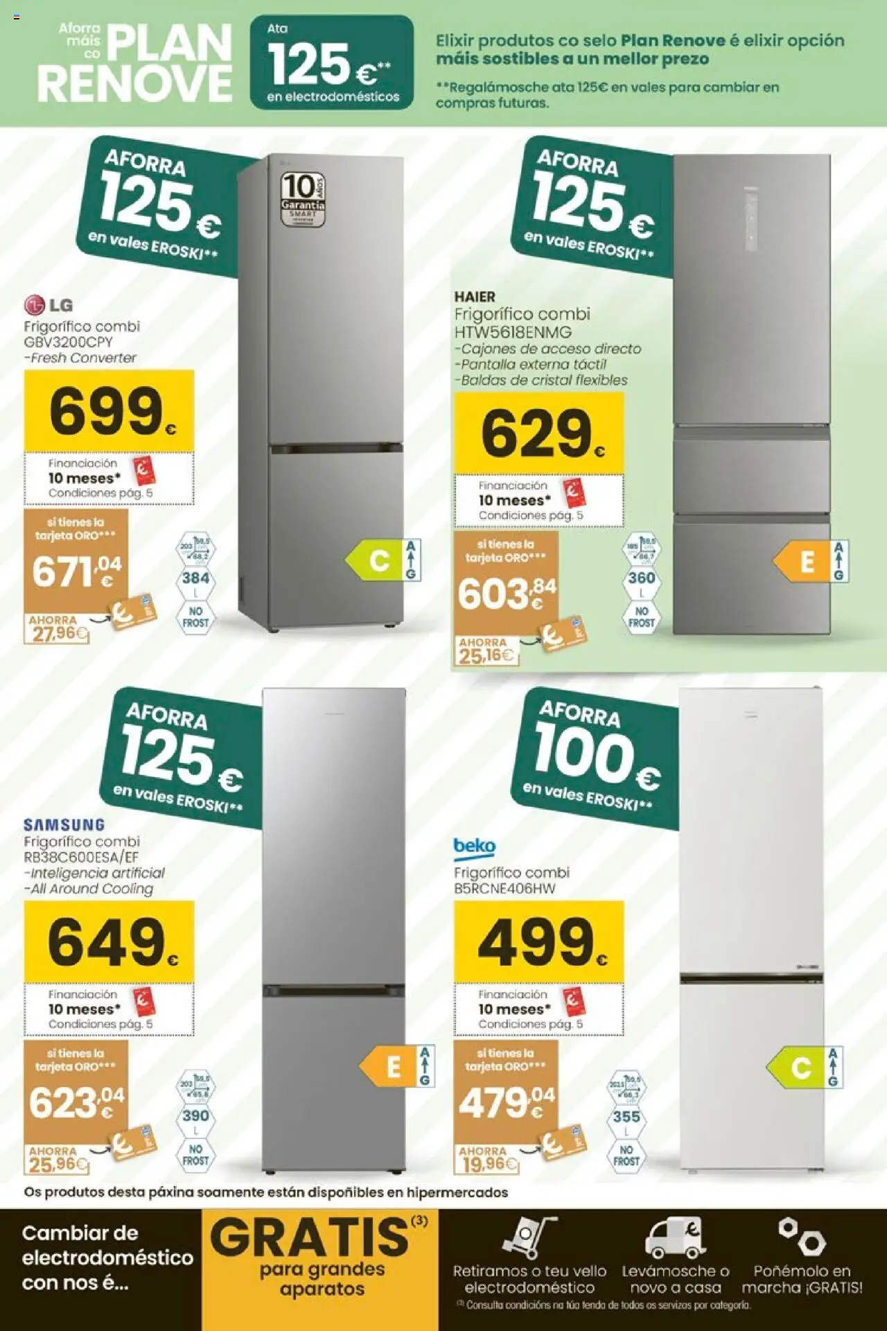 Eroski - Ahorra más con el Plan Renove │ válido desde el 18.09.2025 | Página: 6 | Productos: Combi