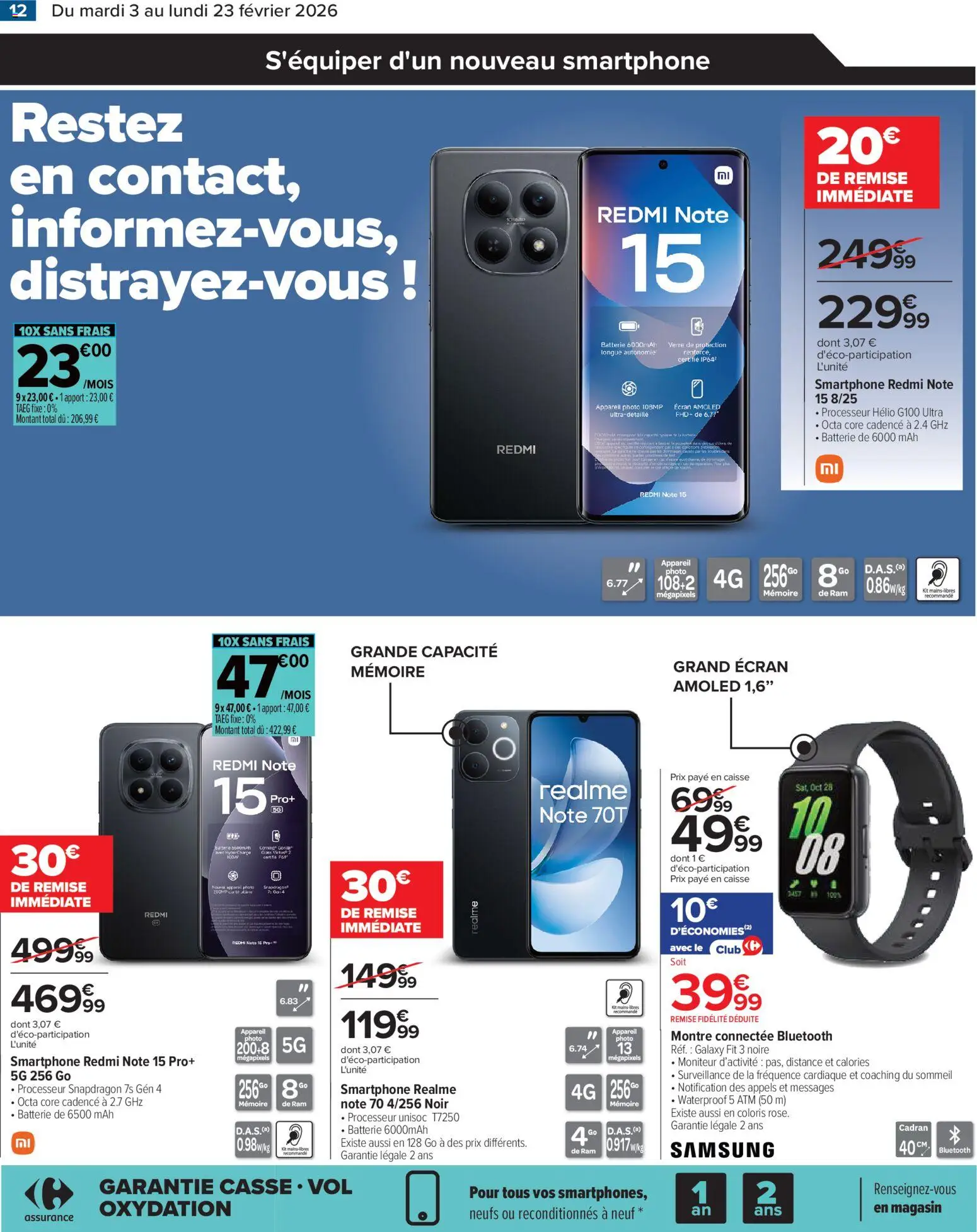 {H1} | Page: 12 | Produits: Smartphone, Montre, Appareil photo, Batterie