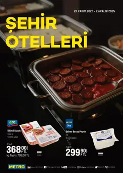 26.11.2025 tarihinden itibaren geçerli olan Metro kataloğu önizlemesi