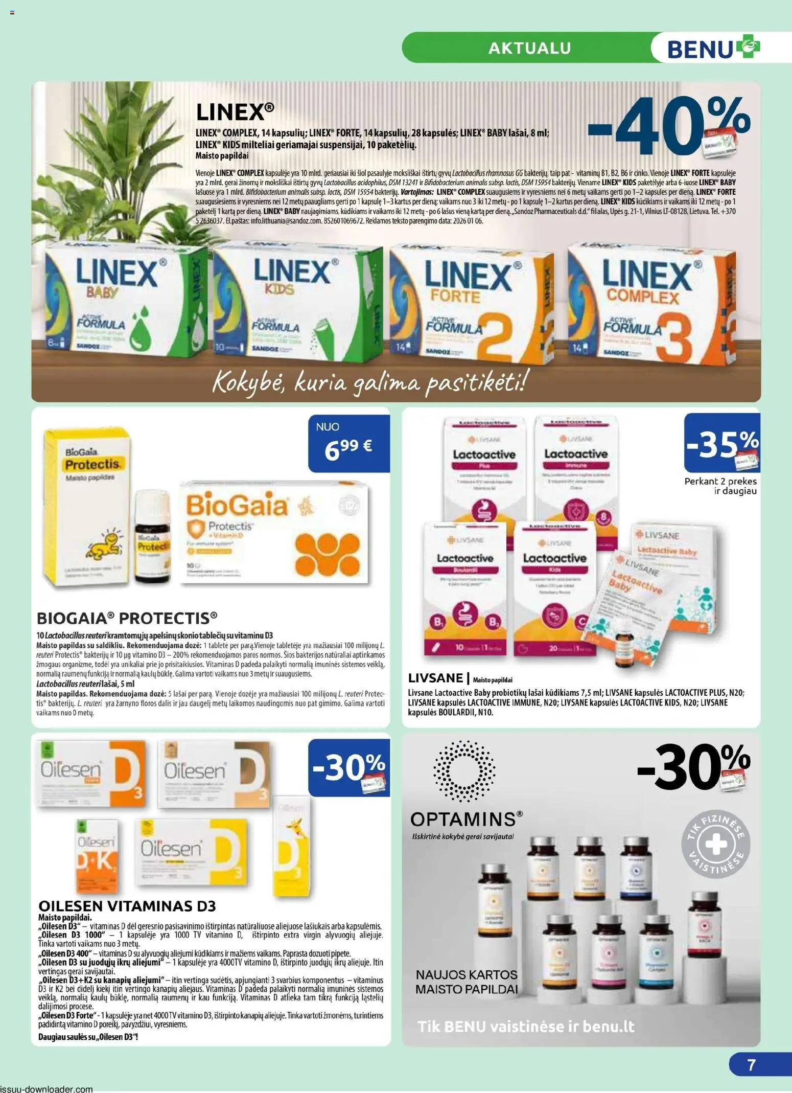 BENU akcijos nuo 01.03.2026 | Puslapis: 7 | Prekių: Tv
