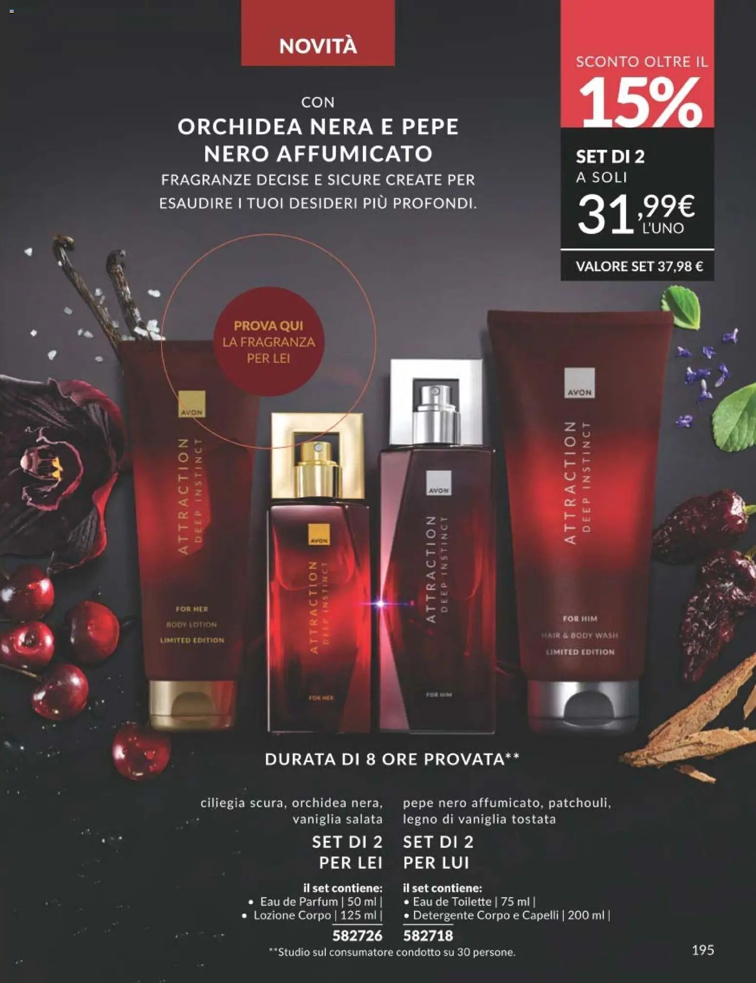 Volantino Avon del 01.02.2026 | Pagina: 195 | Prodotti: Detergente, Pepe, Orchidea, Fragranza