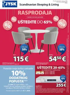 JYSK - Katalog - Pregled kataloga iz trgovine JYSK, vrijedi od 21.01.2026