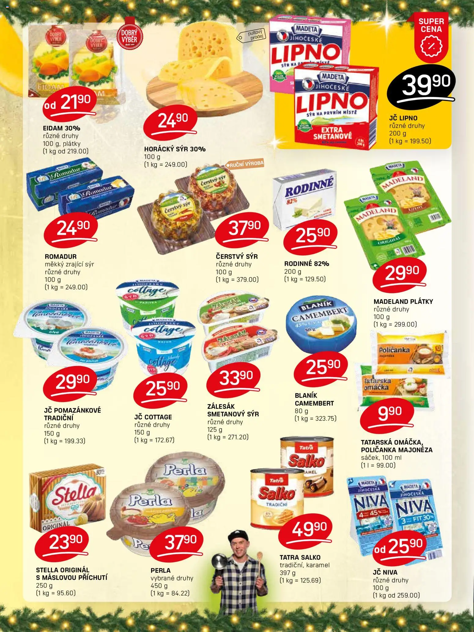 Flop leták od 26.11.2025 | Strana: 4 | Produkty: Sýr, Romadur, Smetanový sýr, Perla
