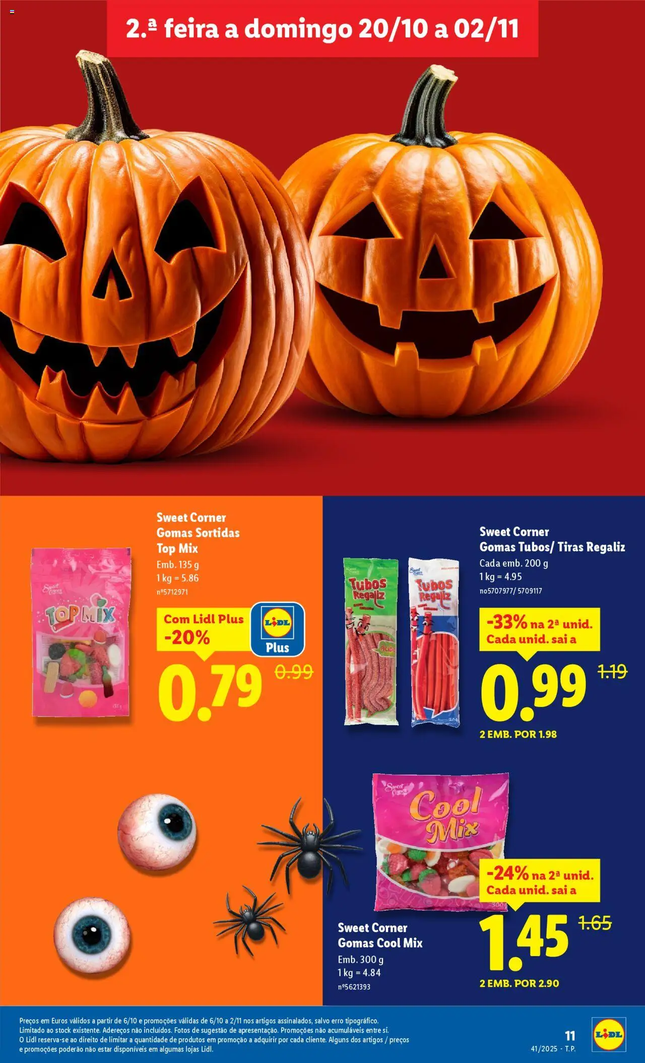 Lidl - Folheto │ válido de 03.10.2025 | Página: 11 | Produtos: Top, Gomas