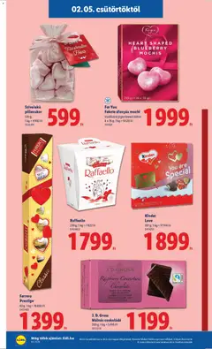 Szívalakú pillecukor, 120 g; Szívalakú pillecukor - amely érvényes a következő dátumtól: 05.02.2026 | Oldal: 18