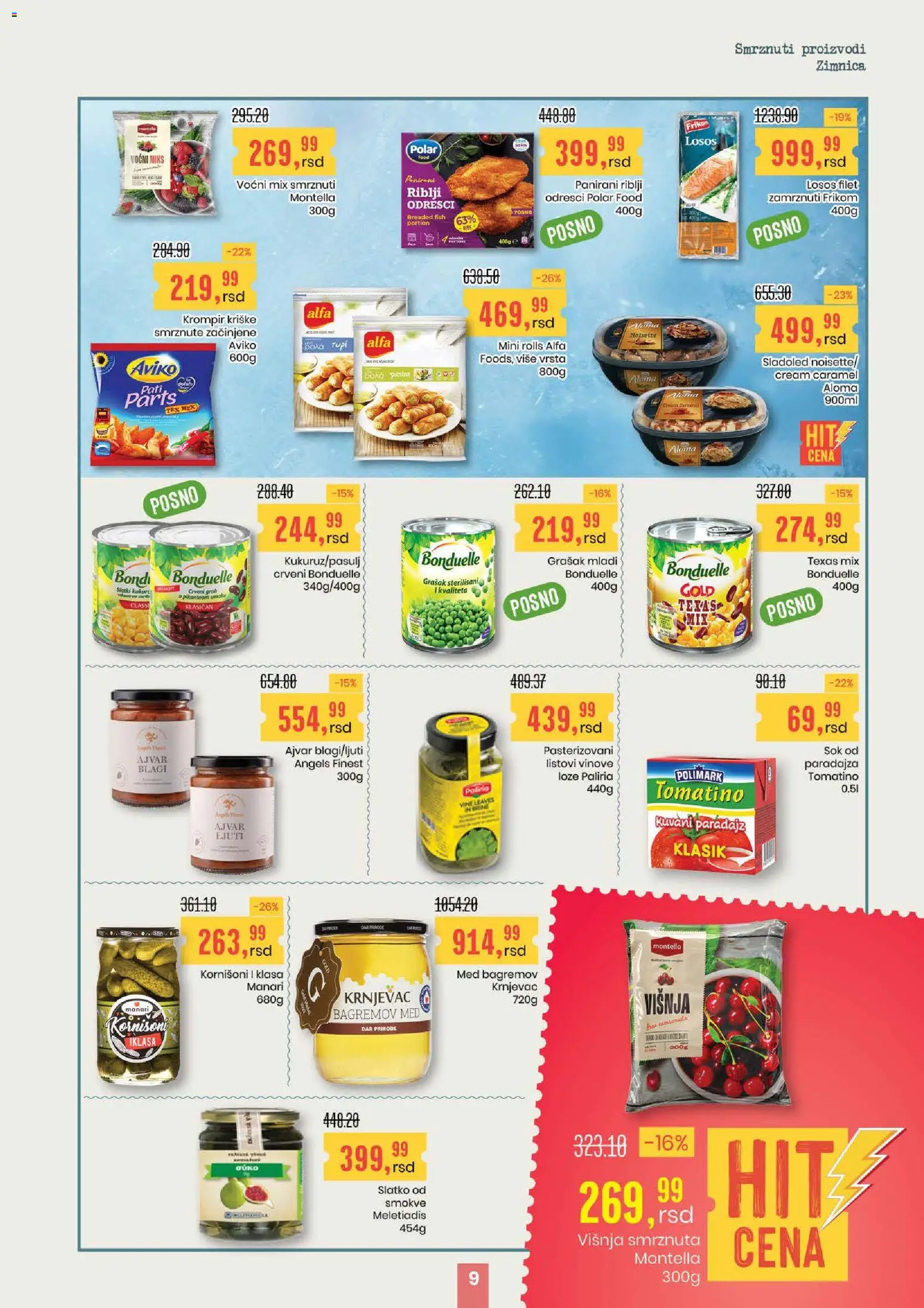 Aroma Market katalog - važi od 05.03.2026 | Strana: 9 | Proizvode: Krompir, Višnja, Med, Paradajz