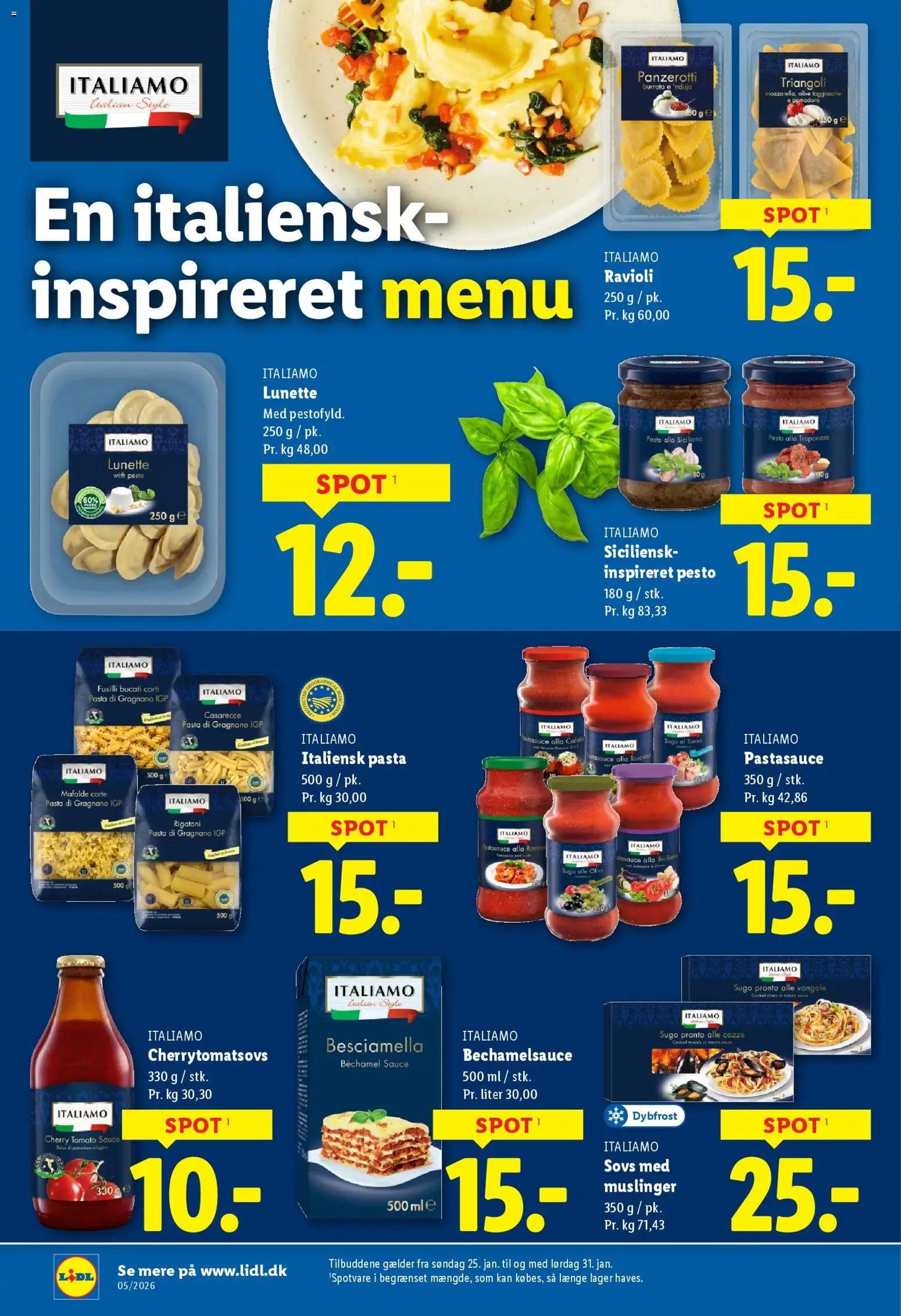 Lidl tilbudsavis – gyldig fra 29.01.2026 | Side: 28 | Produkter: Pasta, Pesto, Cherry, Rom