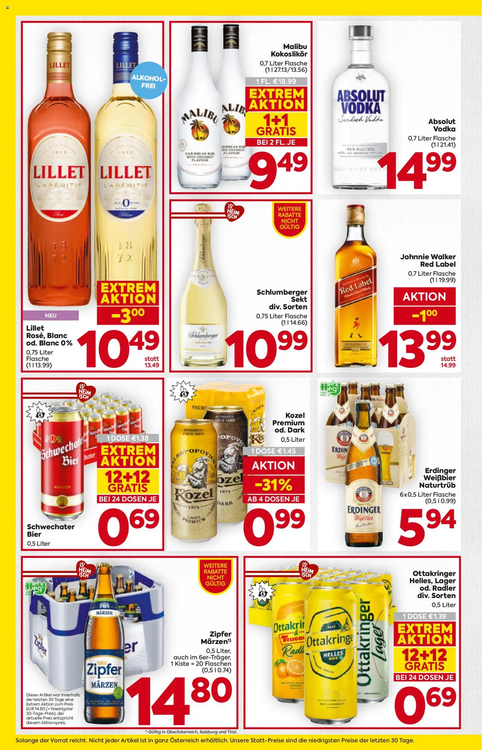 Billa Flugblatt - Salzburg gültig ab 23.04.2026 | Seite: 14 | Produkte: Bier