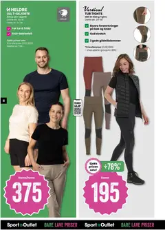 Forhåndsvisning av Sport Outlet kundeavis gyldig fra 10.03.2026 | Side: 18 | Produkter: Tights