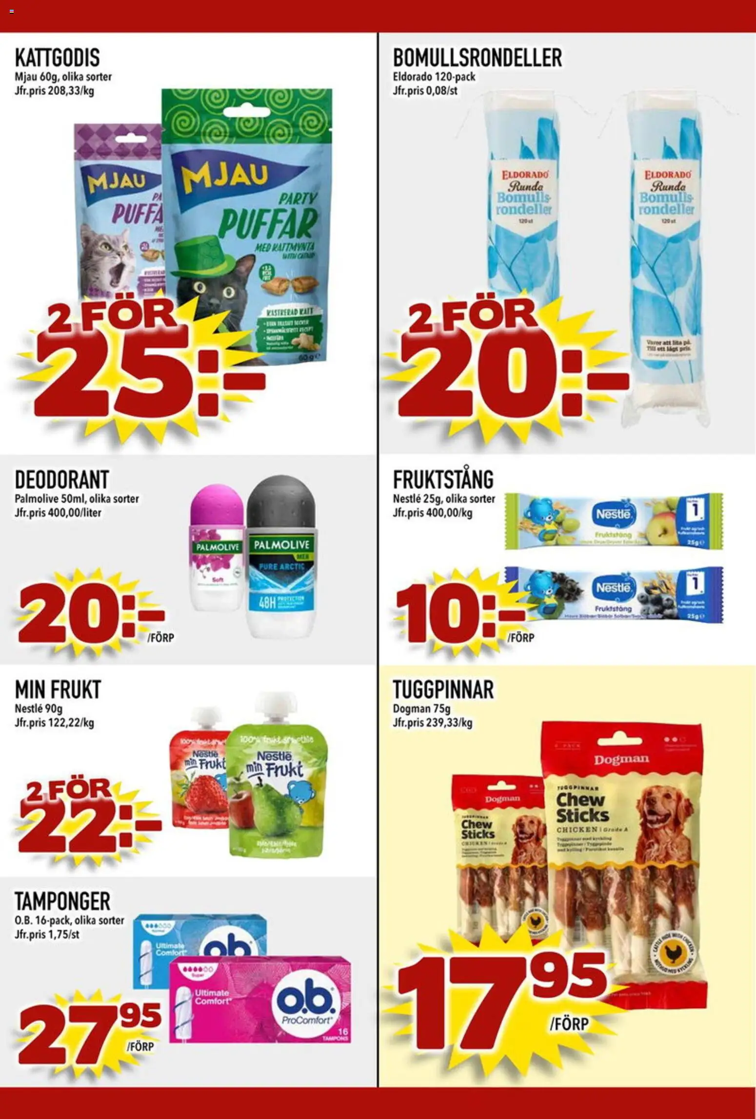 Din Mat reklamblad aktuell från 27.04.2026 | Sida: 6 | Produkter: Deodorant