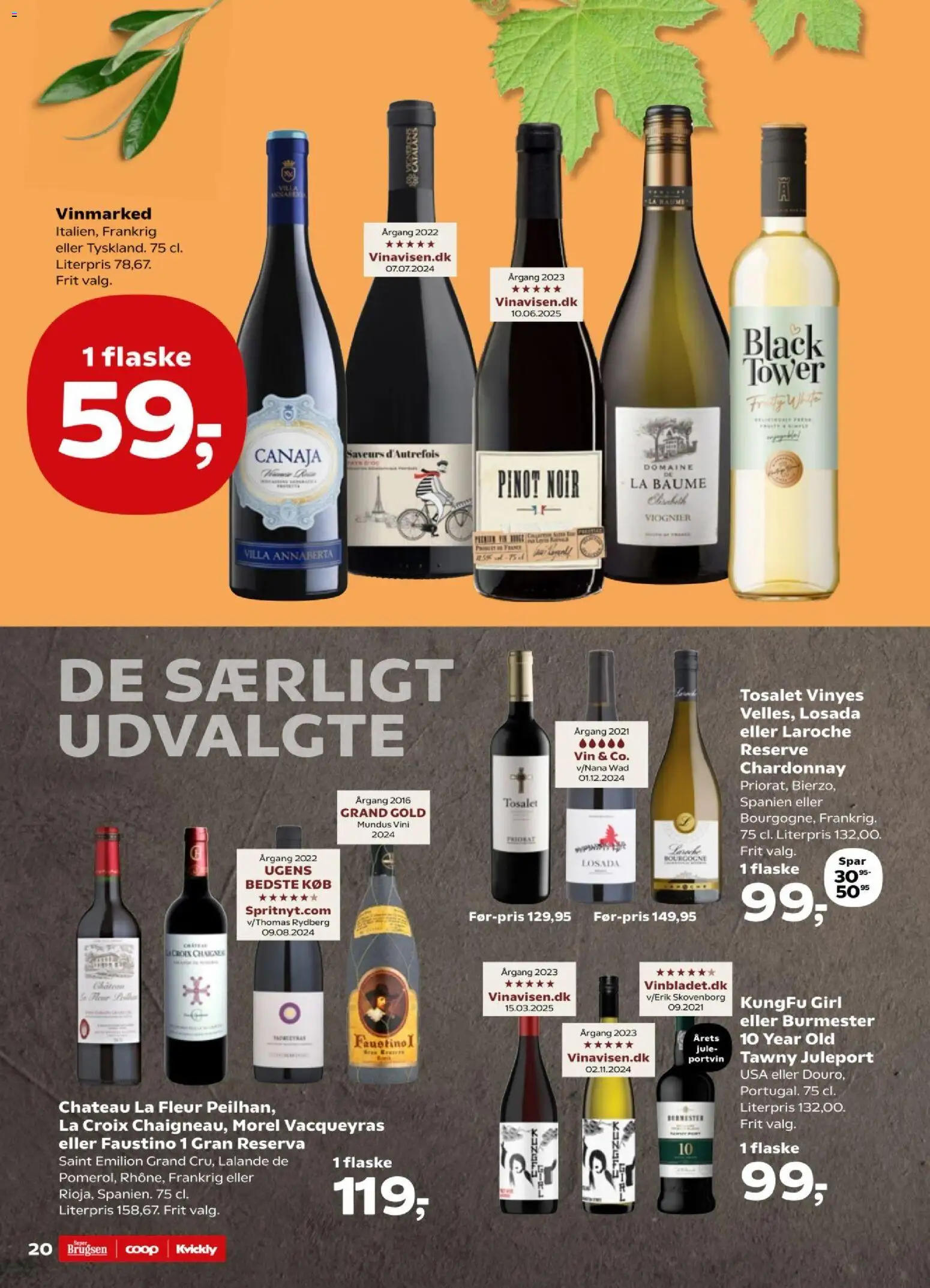 Kvickly tilbudsavis – gyldig fra 24.10.2025 | Side: 20 | Produkter: Vin