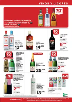 Vista previa El Corte Inglés ofertas válido desde el 23.04.2026 | Página: 21 | Productos: Vino, Piña, Ginebra, Té